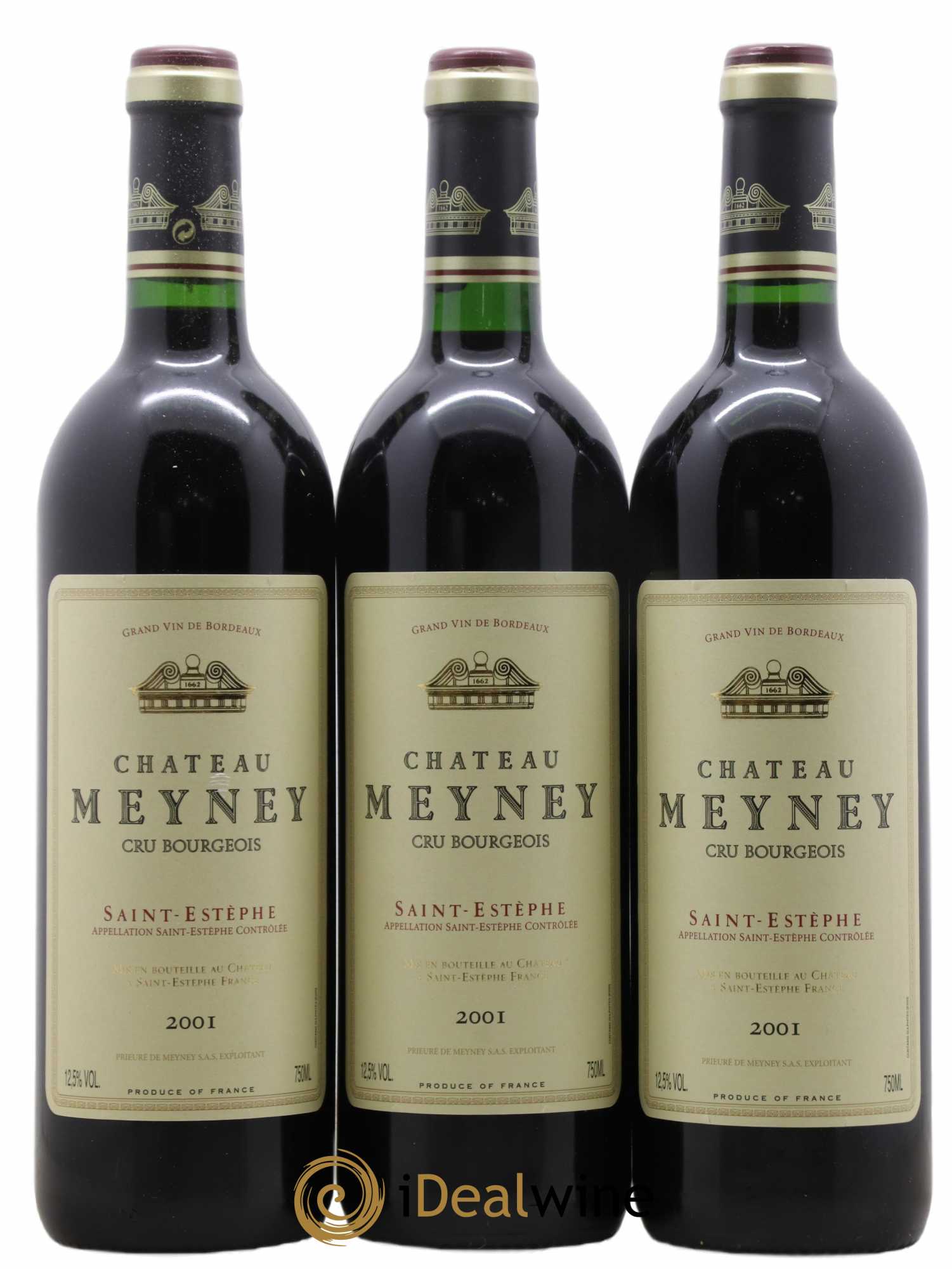 Château Meyney 2001 - Lot de 12 bouteilles - 1
