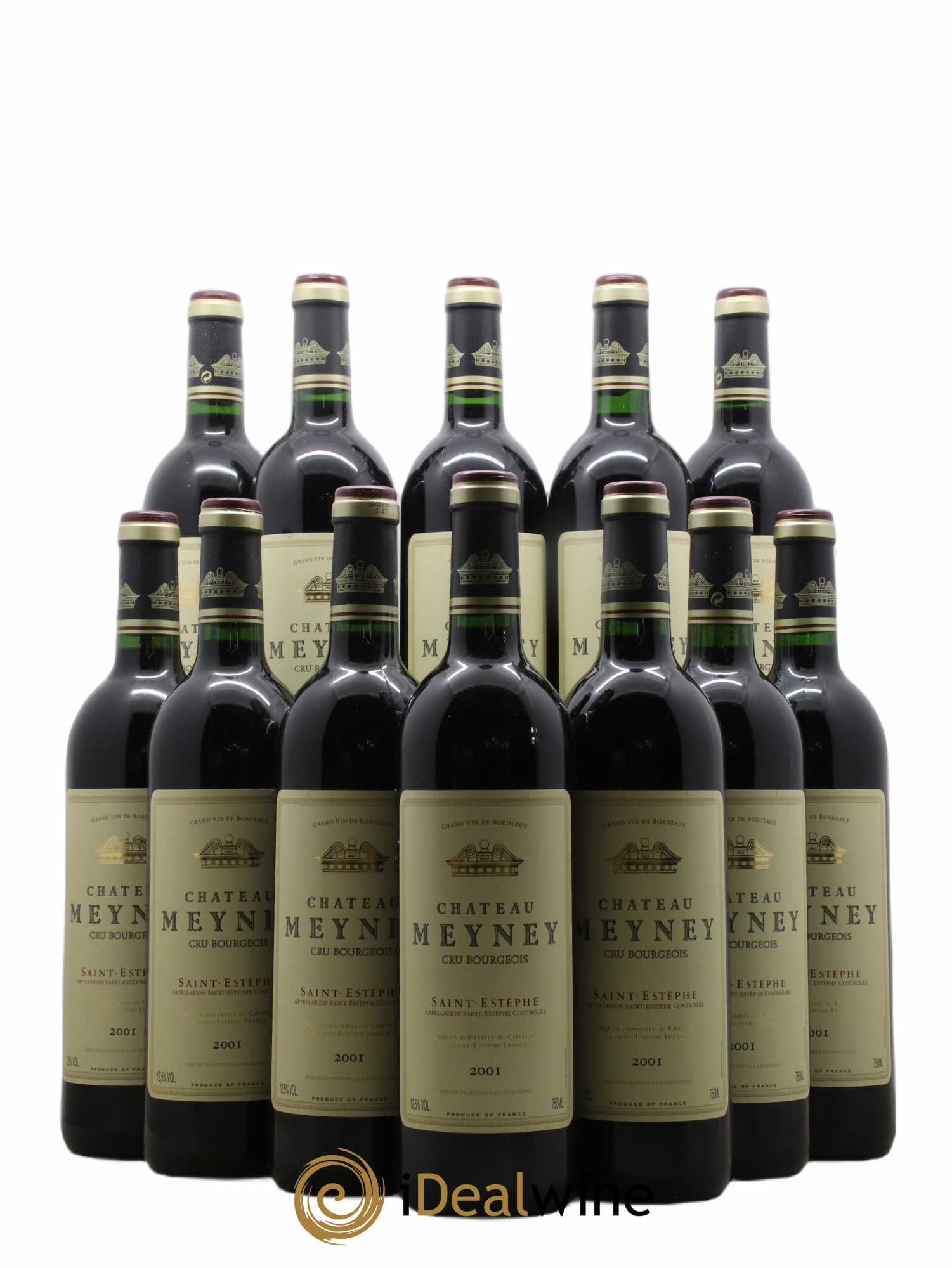 Château Meyney 2001 - Lot de 12 bouteilles - 0