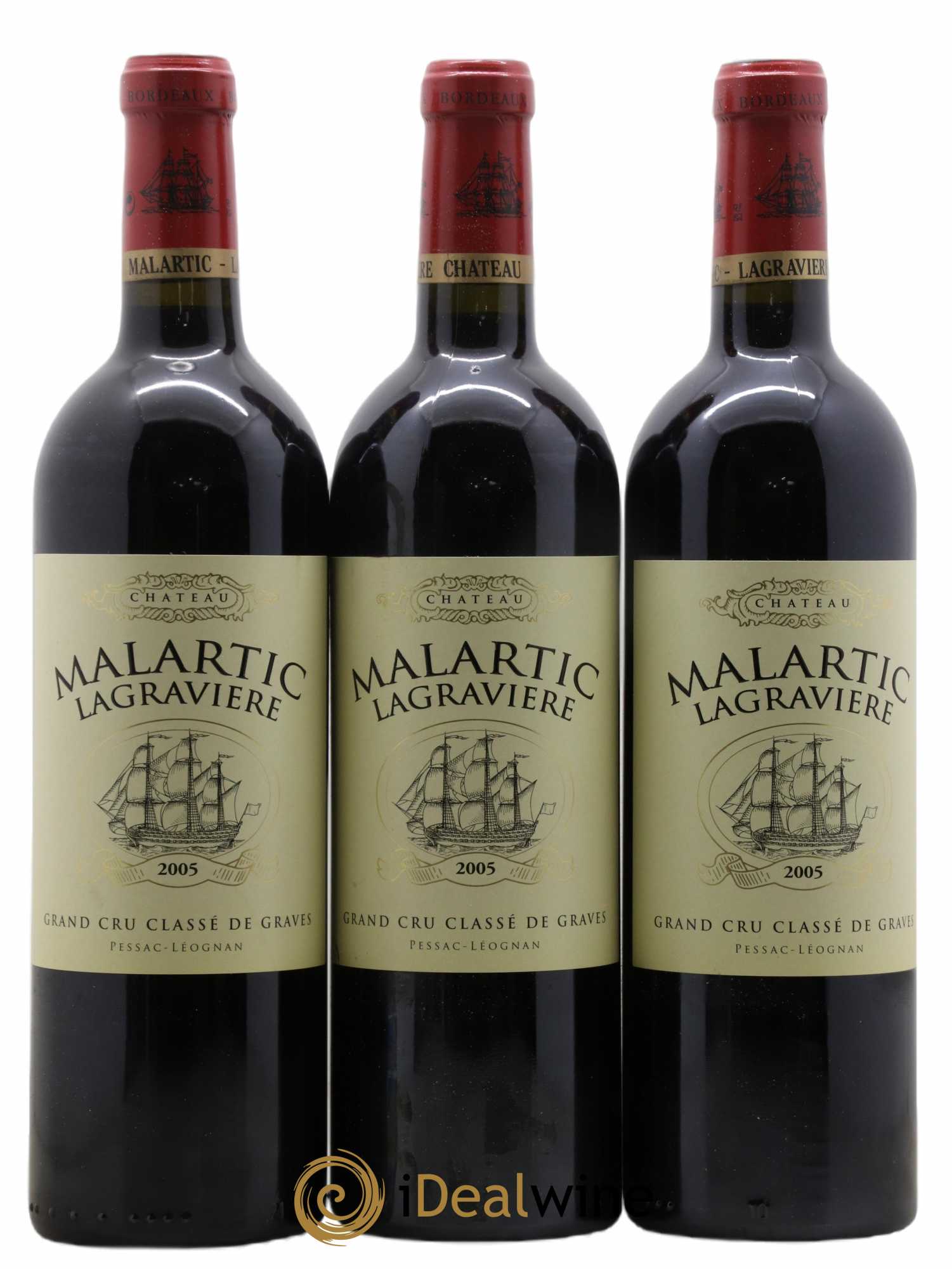 Château Malartic-Lagravière Cru Classé de Graves 2005 - Lot de 12 bouteilles - 4