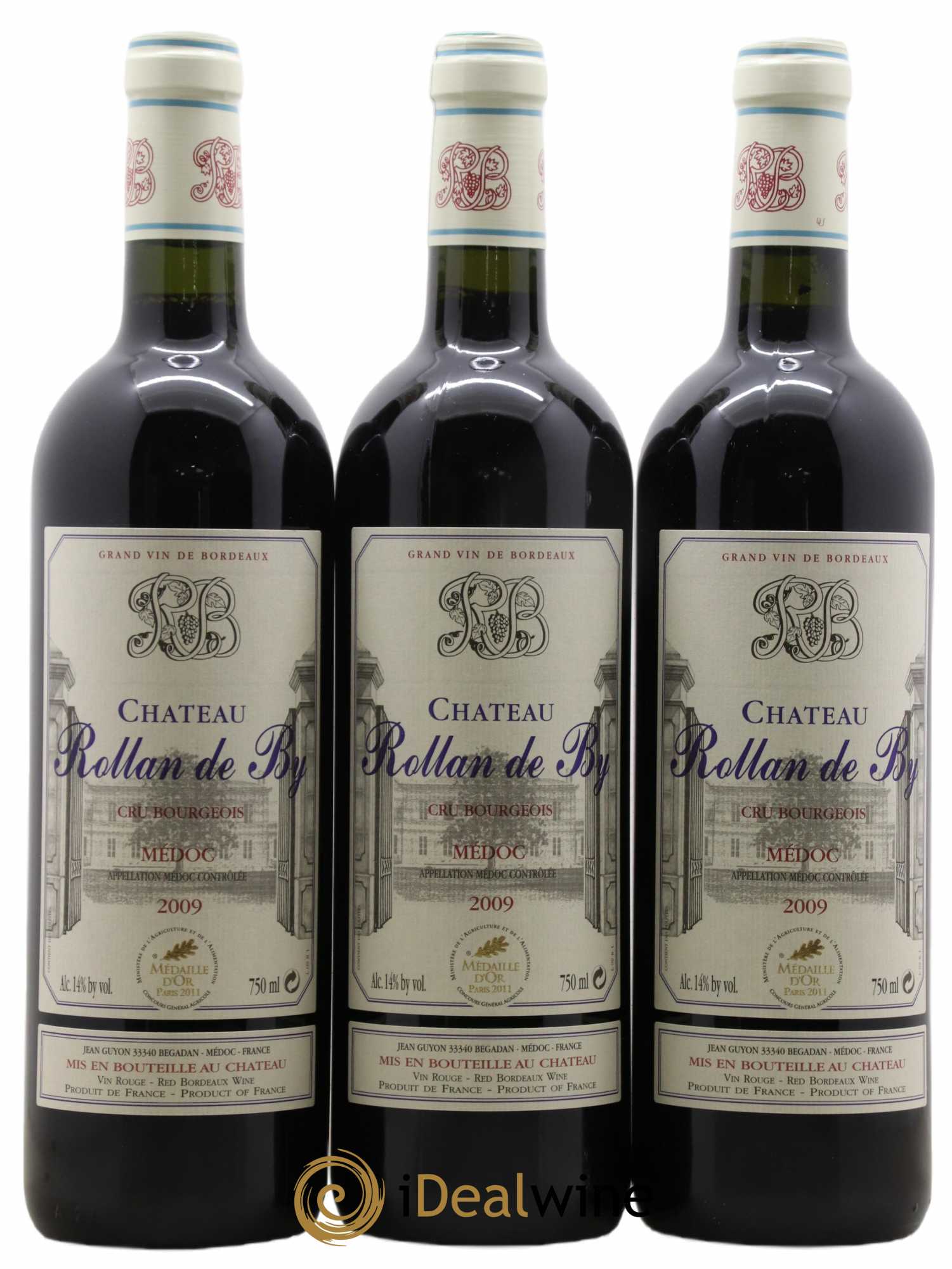 Château Rollan de By Cru Bourgeois 2009 - Lot of 12 bottles - 2