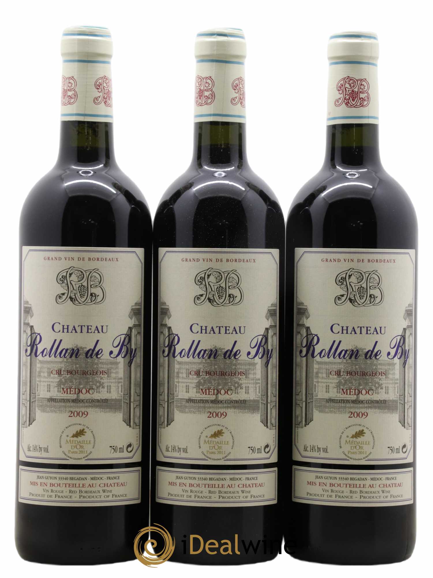 Château Rollan de By Cru Bourgeois 2009 - Lot of 12 bottles - 3