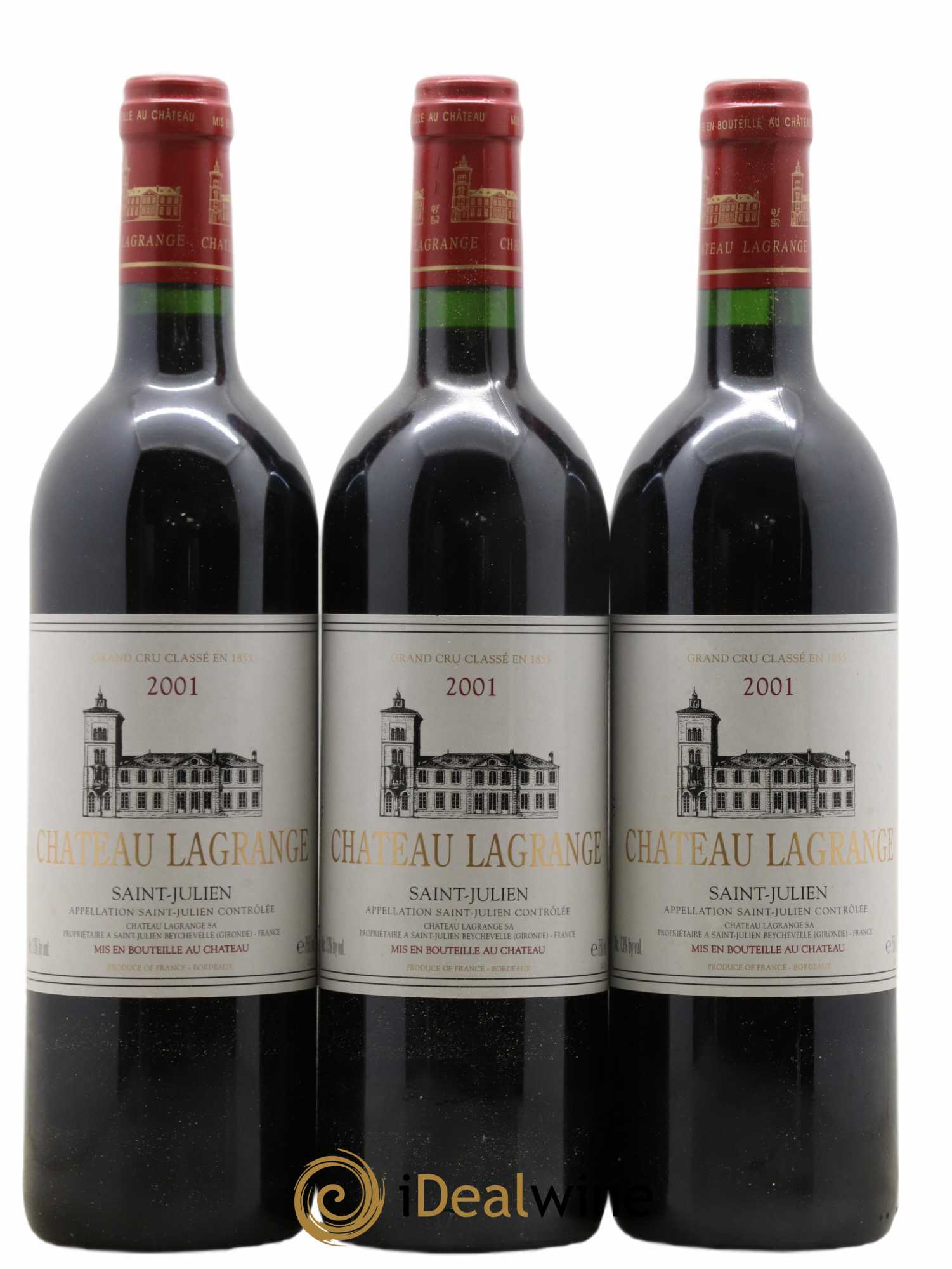 Château Lagrange 3ème Grand Cru Classé 2001 - Lot de 6 bouteilles - 1