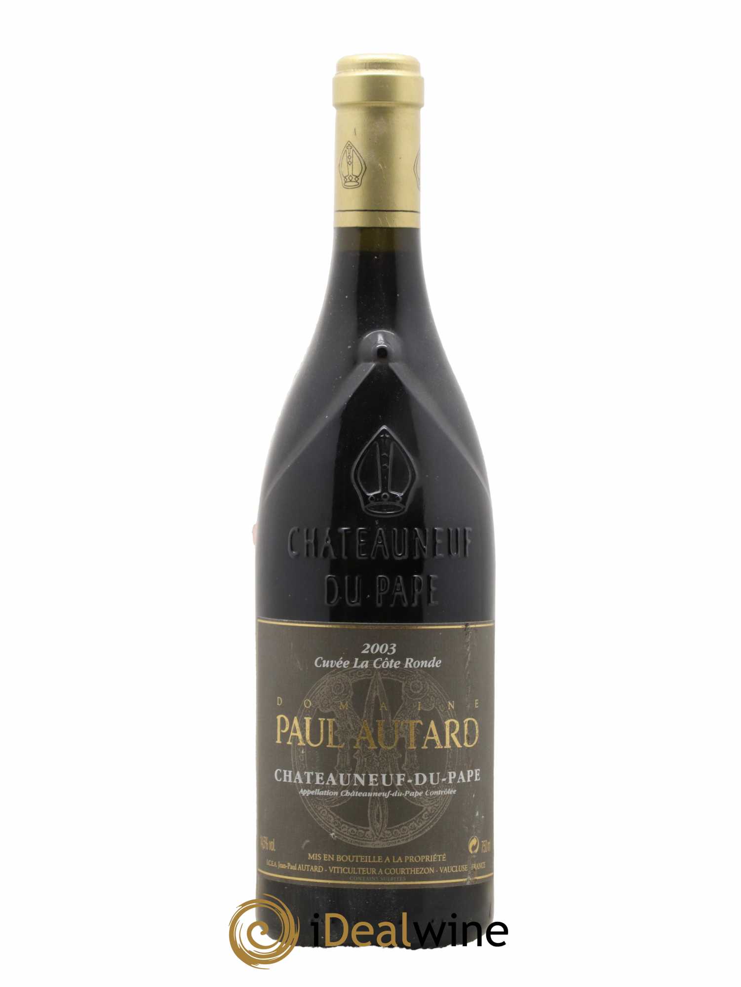 Châteauneuf-du-Pape Domaine Paul Autard La Côte Ronde Jean-Paul Autard 2003 - Lot de 1 bouteille - 0