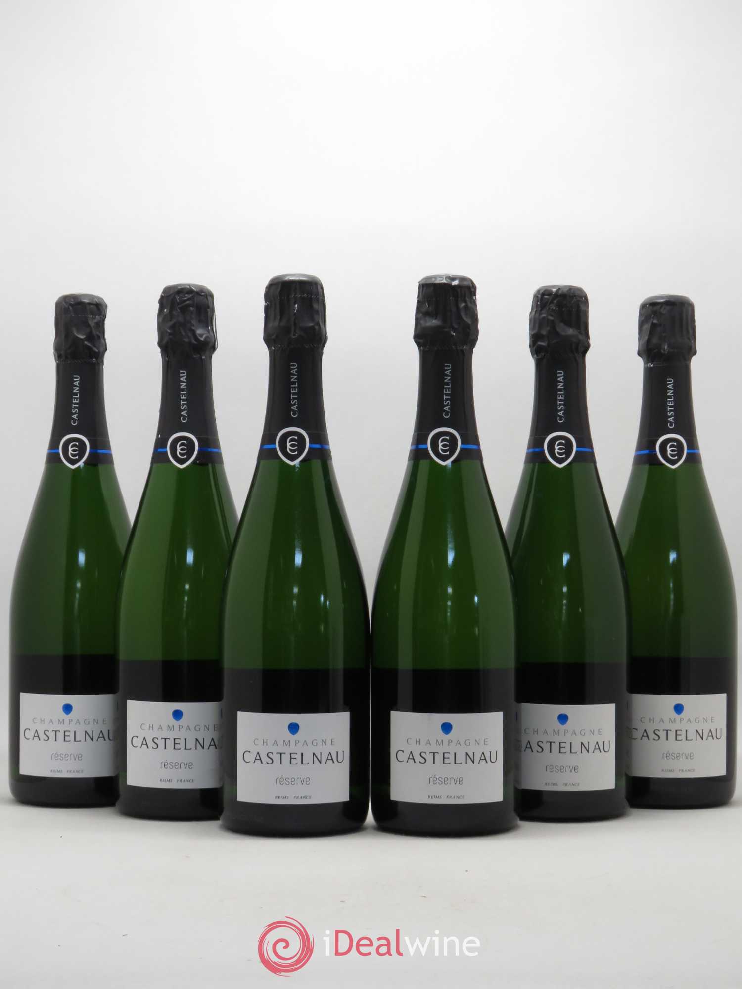 Champagne Castelnau Réserve Brut - Posten von 6 Flaschen - 0