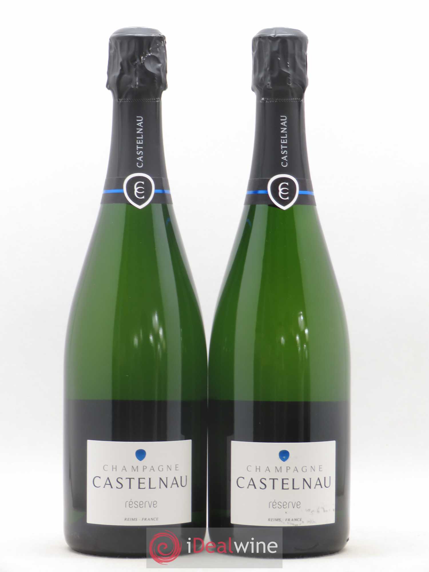 Champagne Brut Réserve Castelnau - Posten von 2 Flaschen - 0
