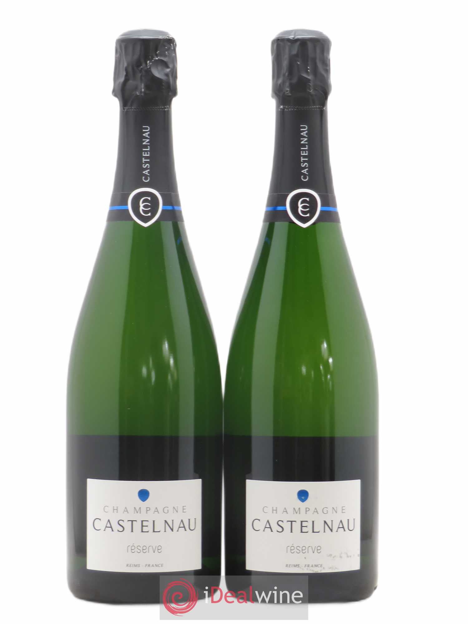 Champagne Brut Réserve Castelnau (sans prix de réserve) - Posten von 2 Flaschen - 0