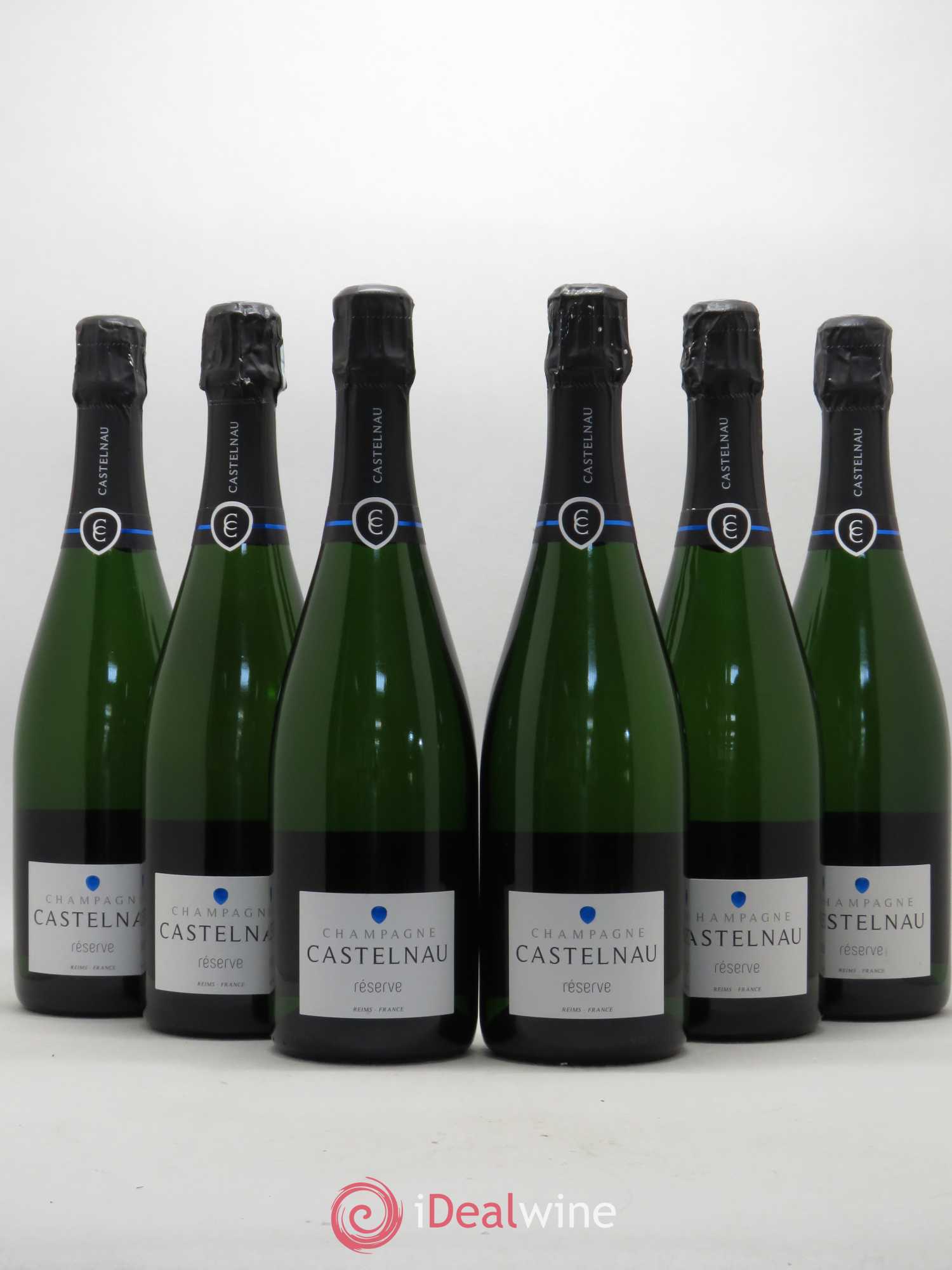 Champagne Castelnau Réserve Brut - Posten von 6 Flaschen - 0