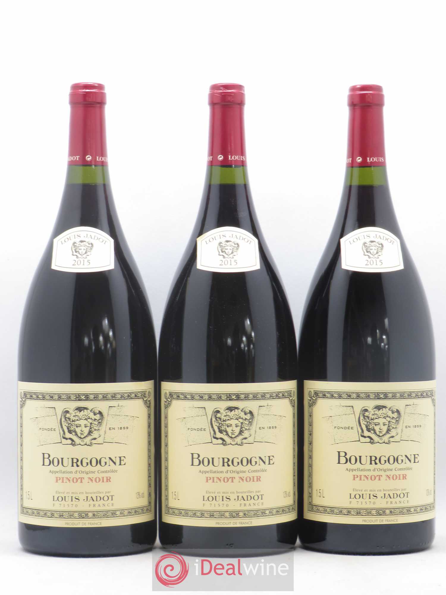 Bourgogne Pinot Noir Louis Jadot 2015 - Posten von 6 Magnum - 2