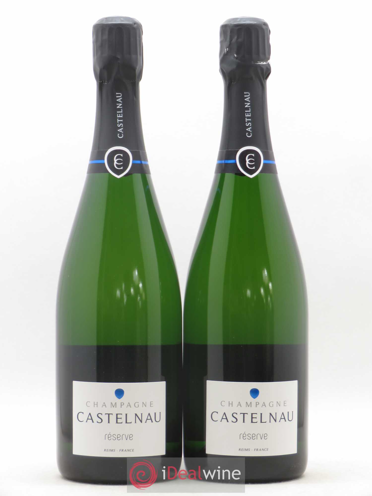 Champagne Brut Réserve Castelnau - Posten von 2 Flaschen - 0