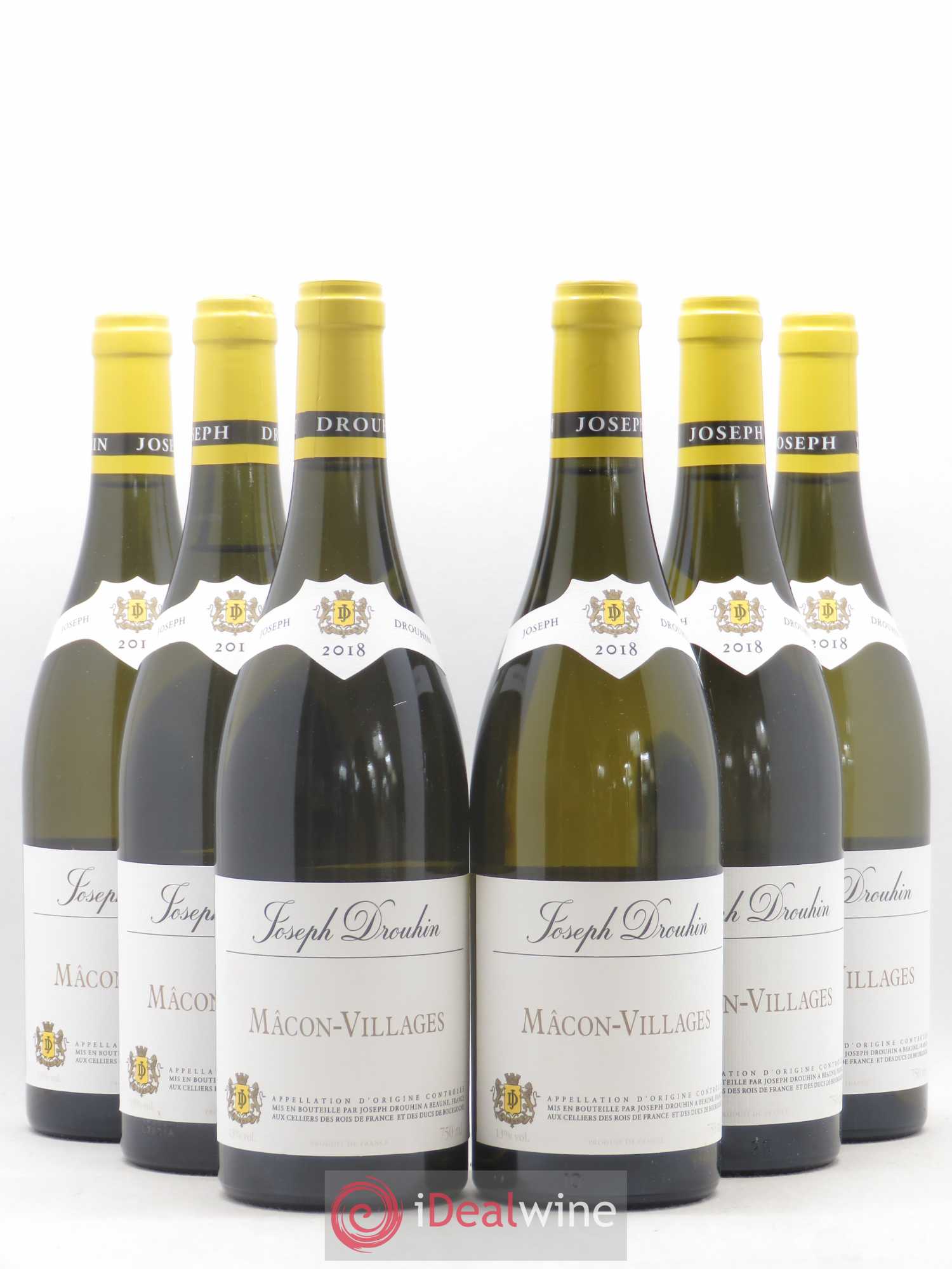 Mâcon Villages Joseph Drouhin 2018 - Posten von 6 Flaschen - 0