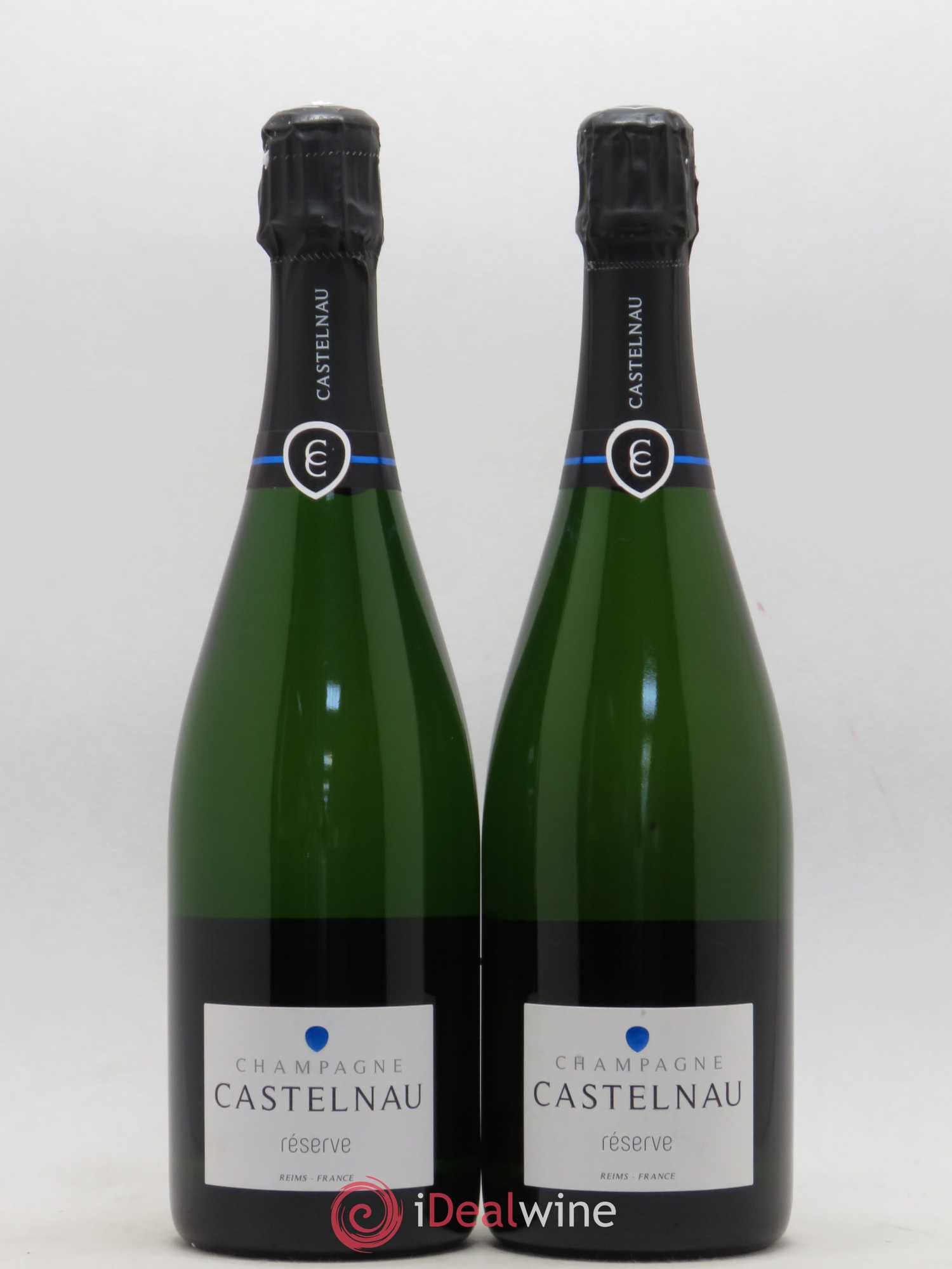 Champagne Castelnau Réserve Brut - Posten von 2 Flaschen - 0