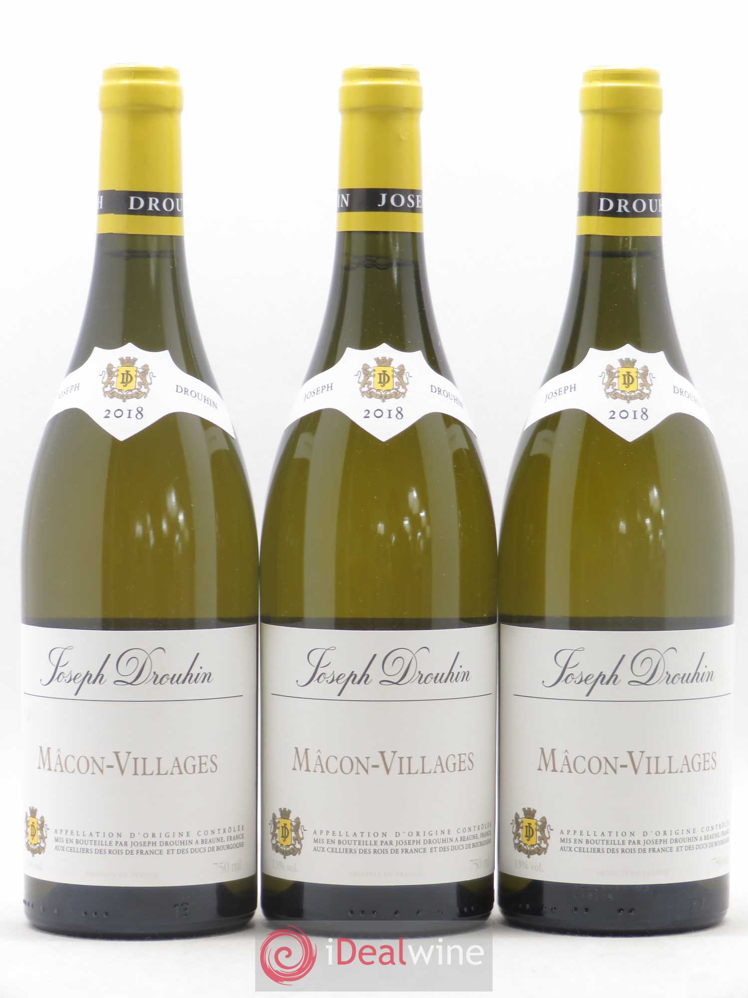 Mâcon Villages Joseph Drouhin 2018 - Posten von 3 Flaschen - 0