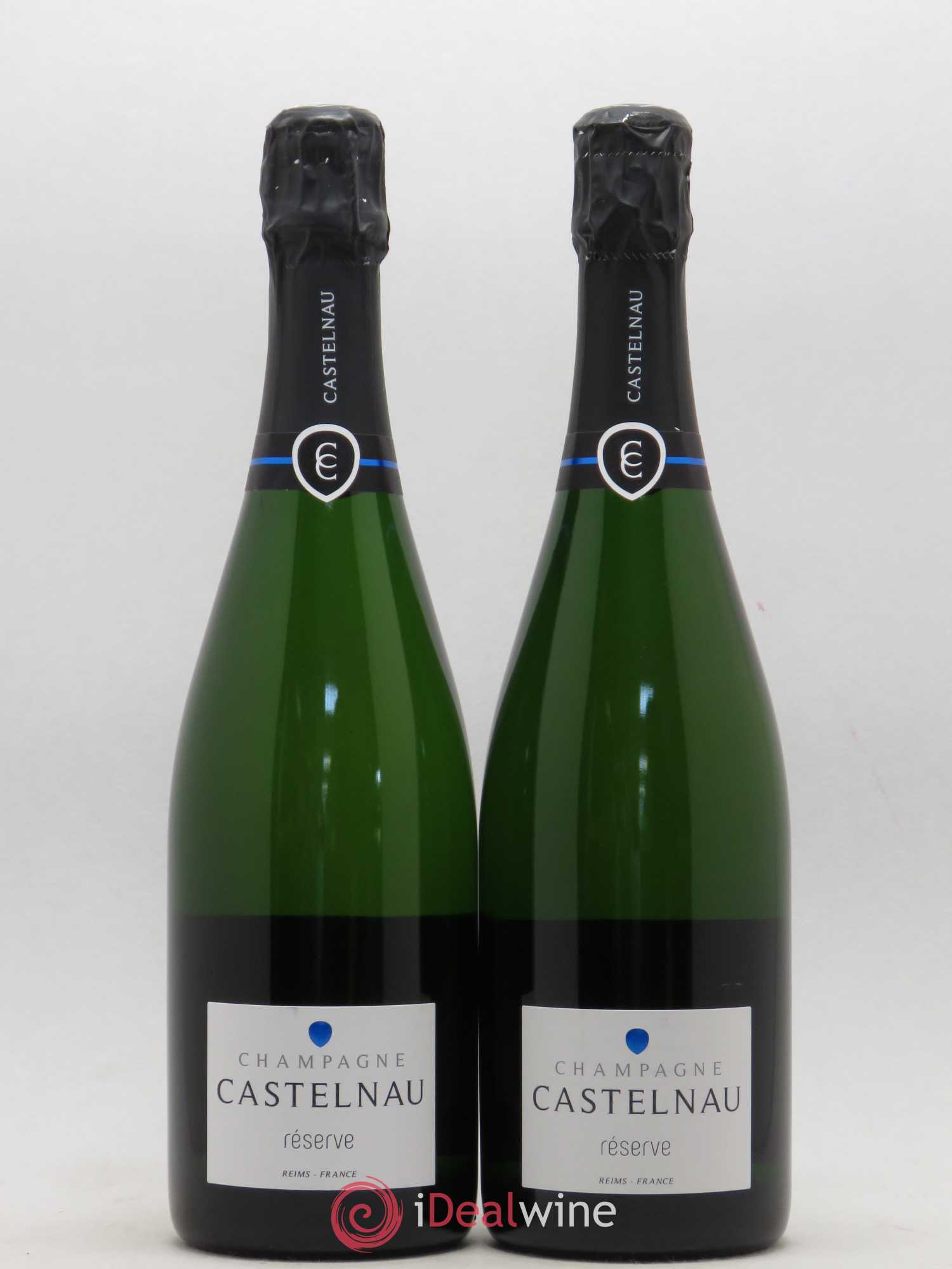 Champagne Castelnau Réserve Brut - Posten von 2 Flaschen - 0