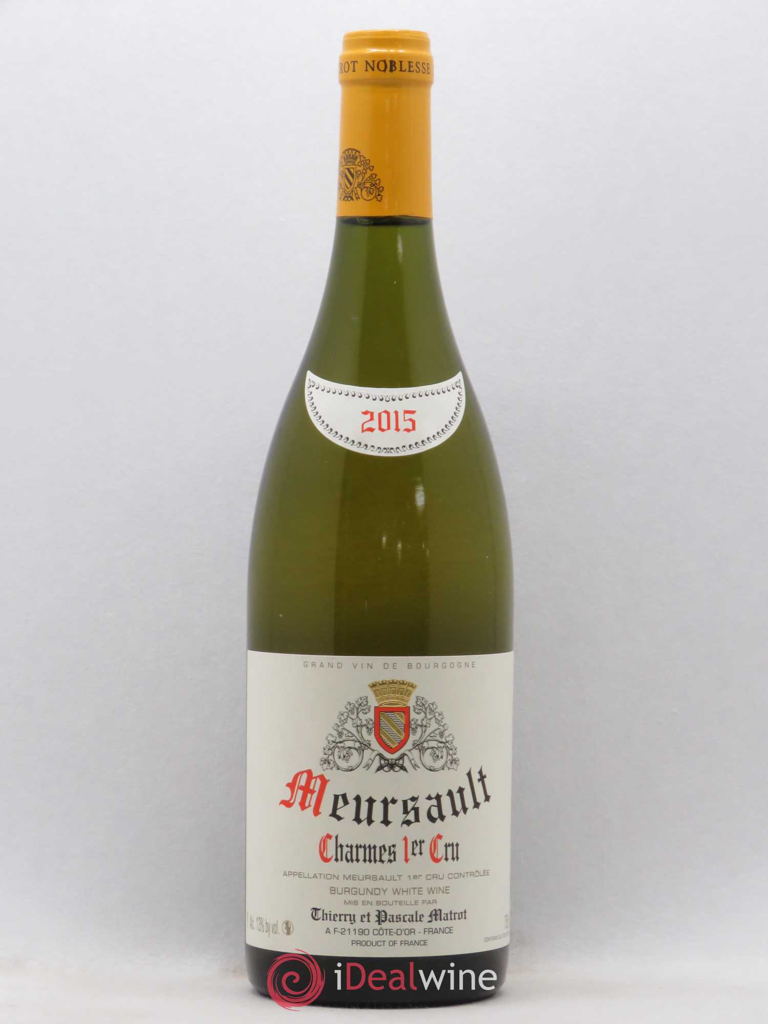 Meursault Matrot (Domaine) Charmes 1er Cru 2015 - Posten von 1 Flasche - 0