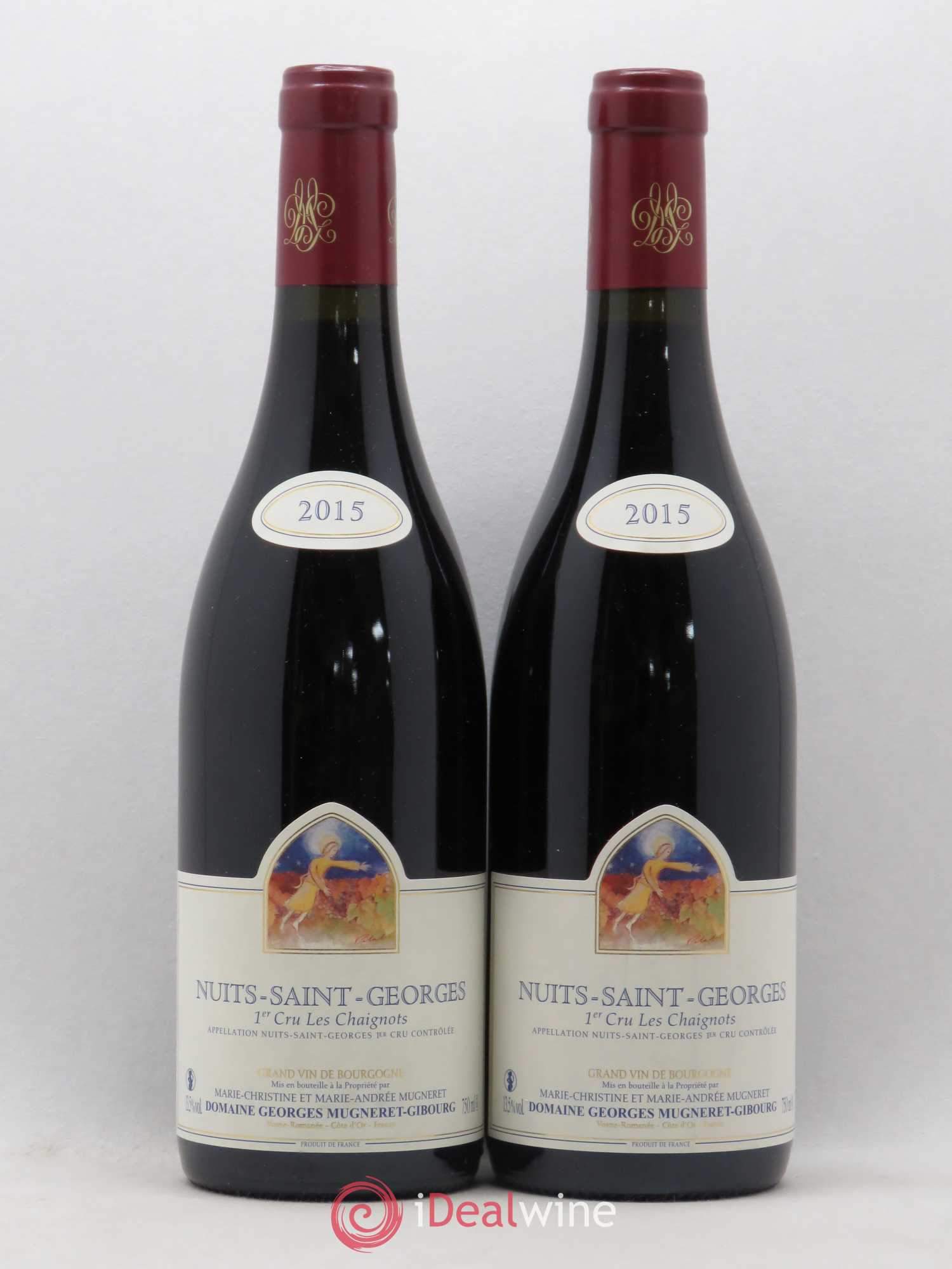 Nuits-Saint-Georges 1er Cru Les Chaignots Mugneret-Gibourg (Domaine) 2015 - Lot de 2 bouteilles - 0