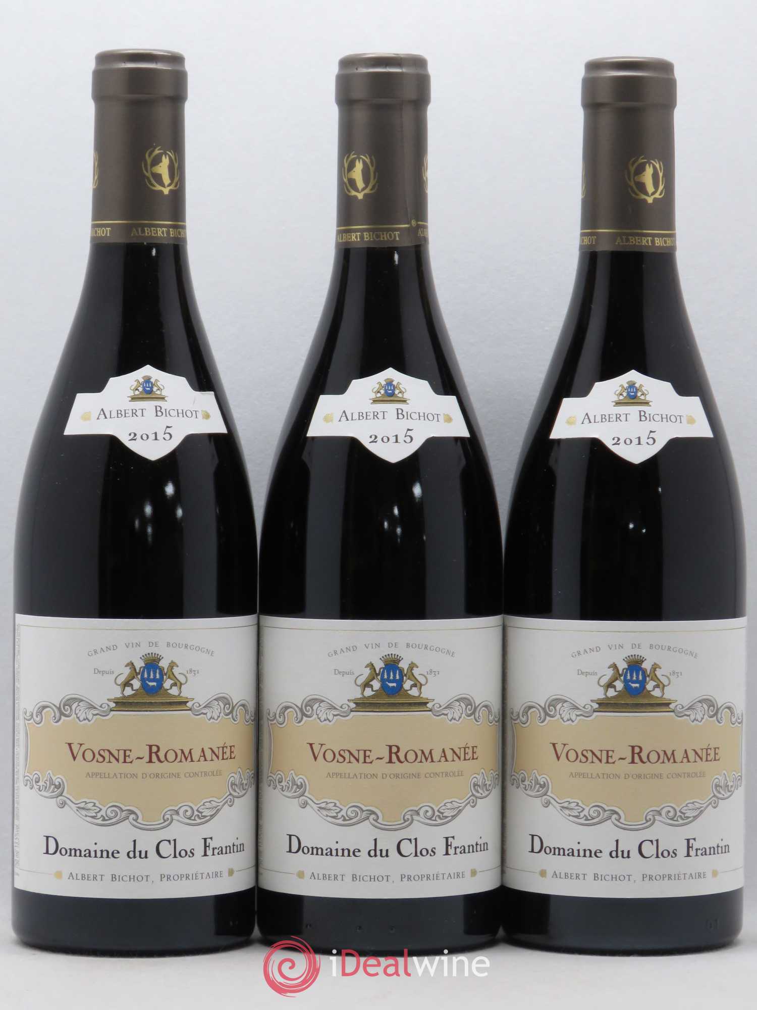 Vosne-Romanée Albert Bichot 2015 - Lot de 3 bouteilles - 0