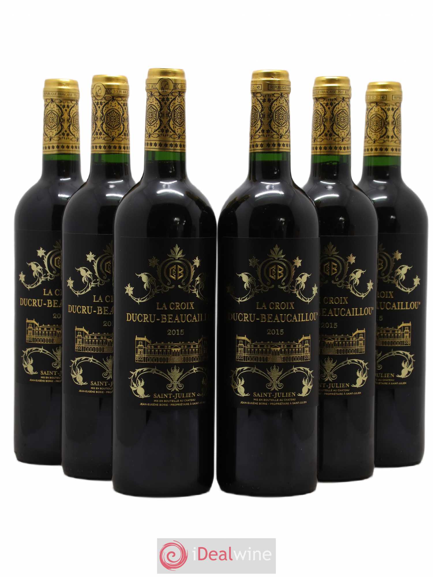 La Croix de Beaucaillou Second Vin 2015 - Lot de 6 bouteilles - 0
