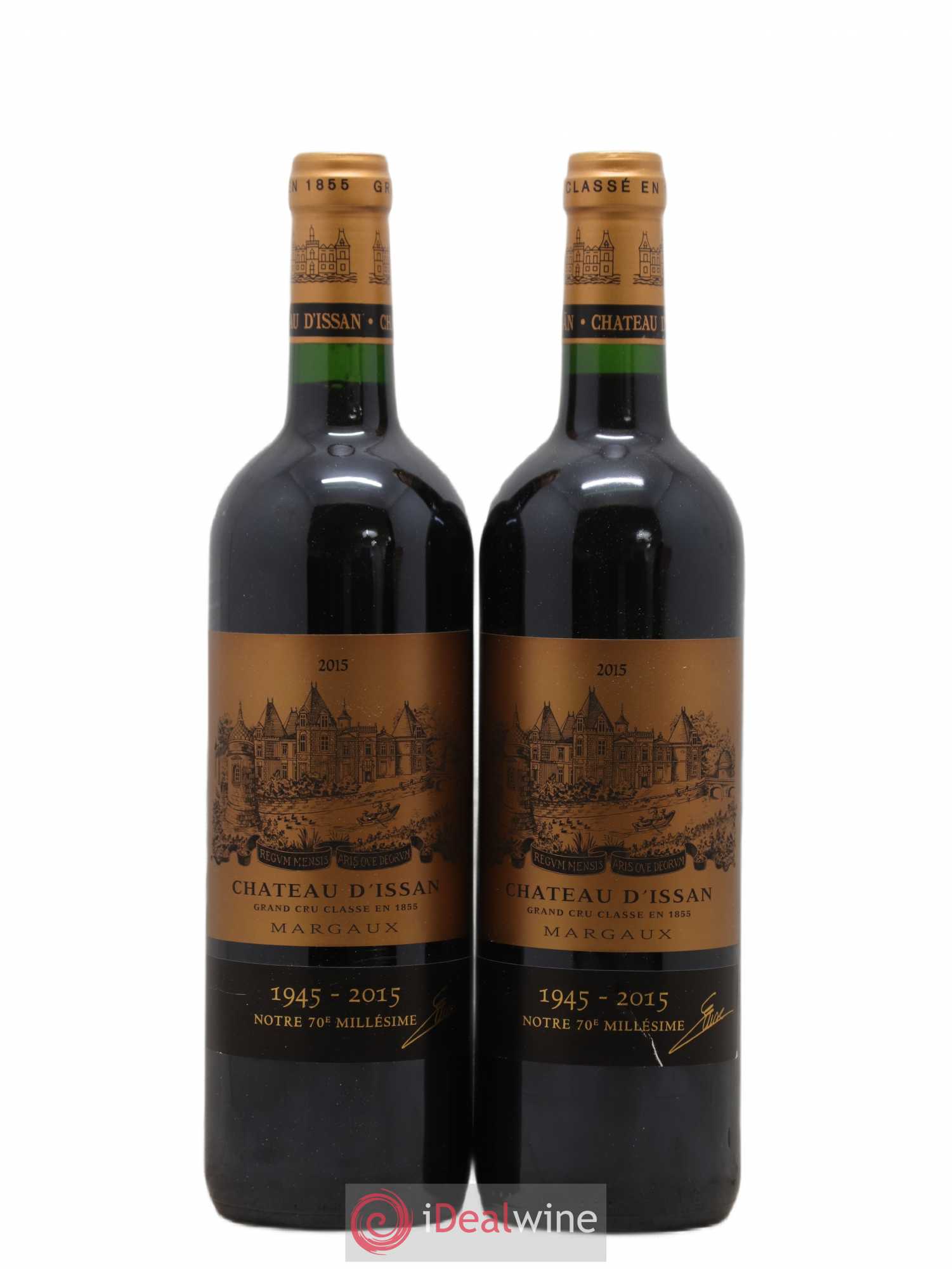 Château d'Issan 3ème Grand Cru Classé 2015 - Lot de 2 bouteilles - 0