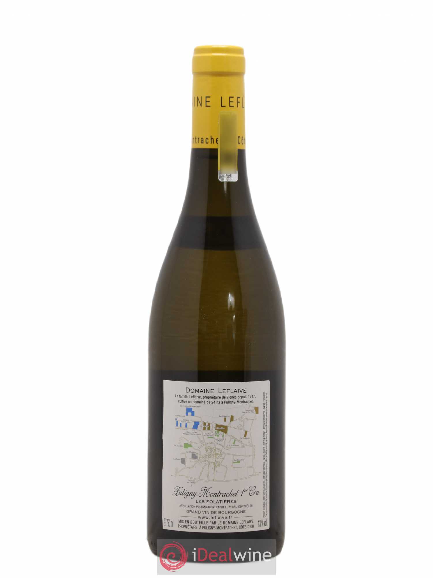 Puligny-Montrachet 1er Cru Les Folatières Leflaive (Domaine) 2018 - Lot de 1 bouteille - 1
