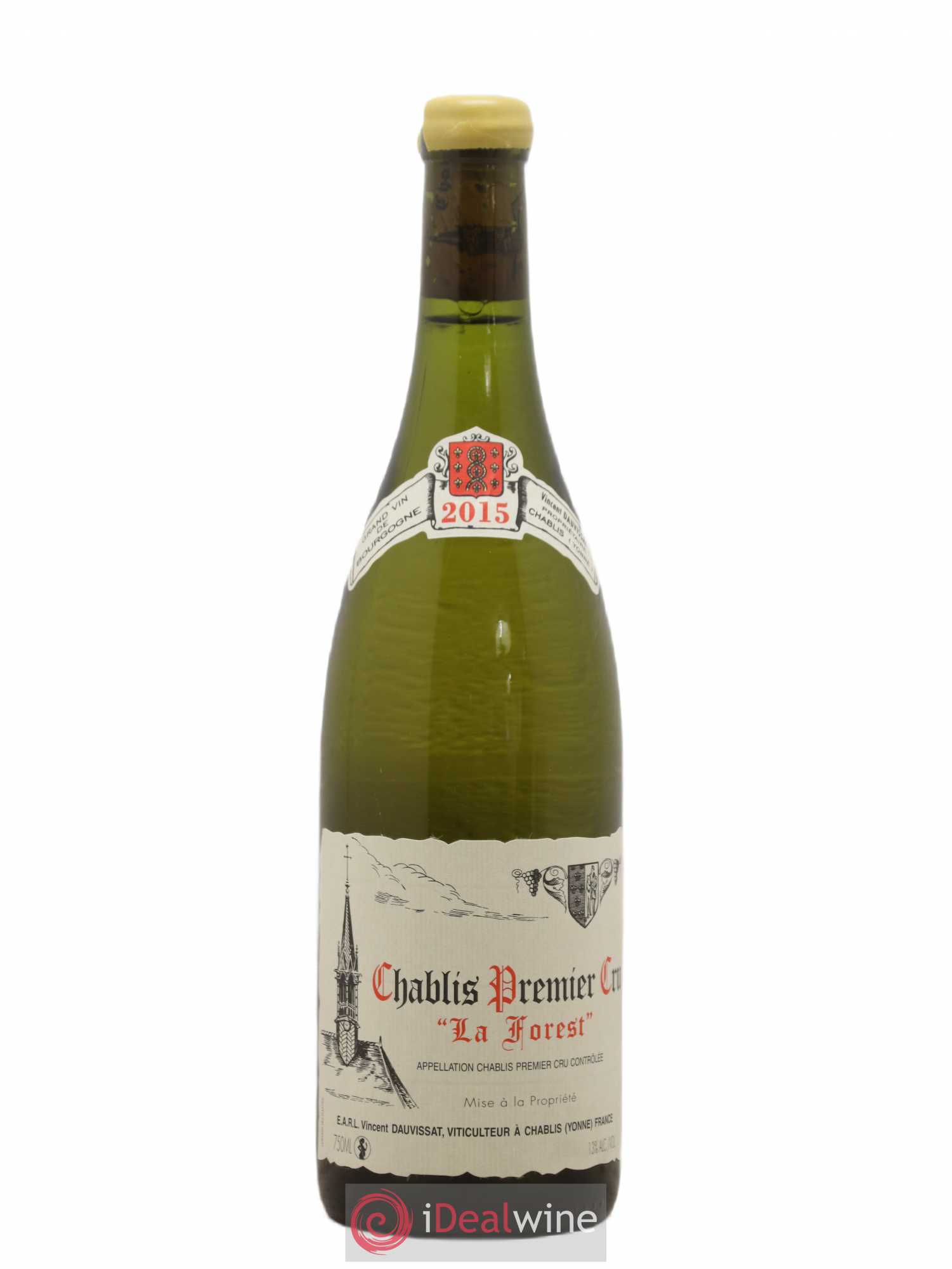 Chablis 1er Cru La Forest Vincent Dauvissat (Domaine) 2015 - Lot de 1 bouteille - 0