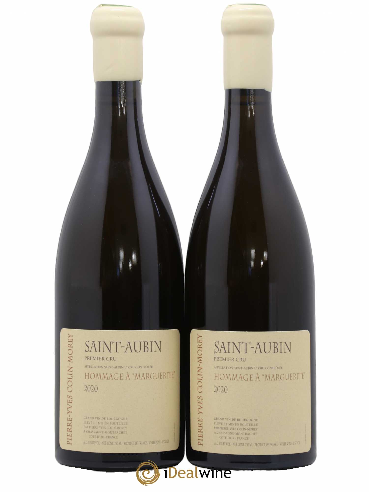 Saint-Aubin 1er Cru Hommage à Marguerite Pierre-Yves Colin Morey 2020 - Lot de 2 bouteilles - 0