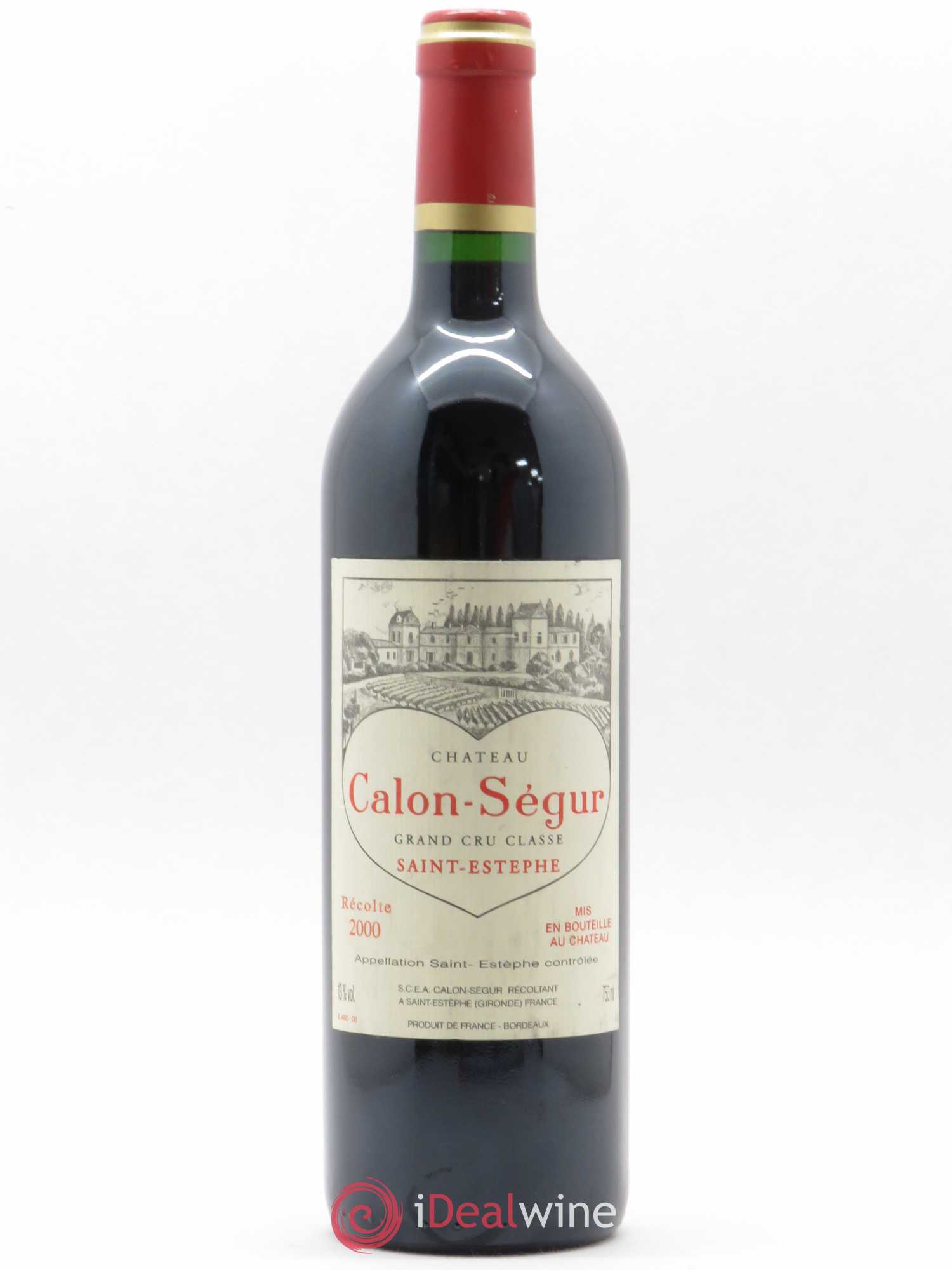 Château Calon Ségur 3ème Grand Cru Classé 2000 - Lot de 1 bouteille - 0