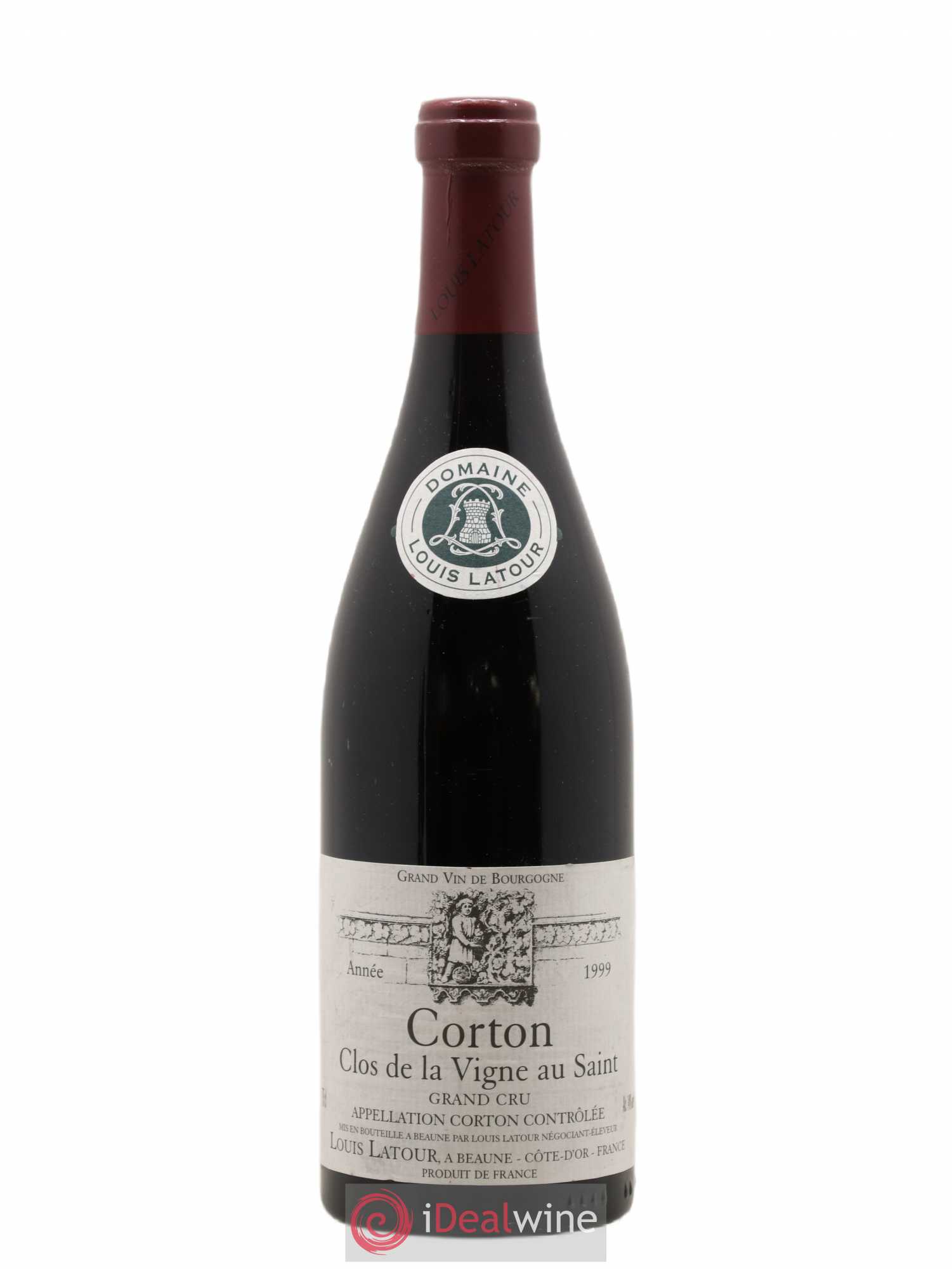 Corton Grand Cru Clos de la vigne au Saint Louis Latour 1999 - Lot de 1 bouteille - 0