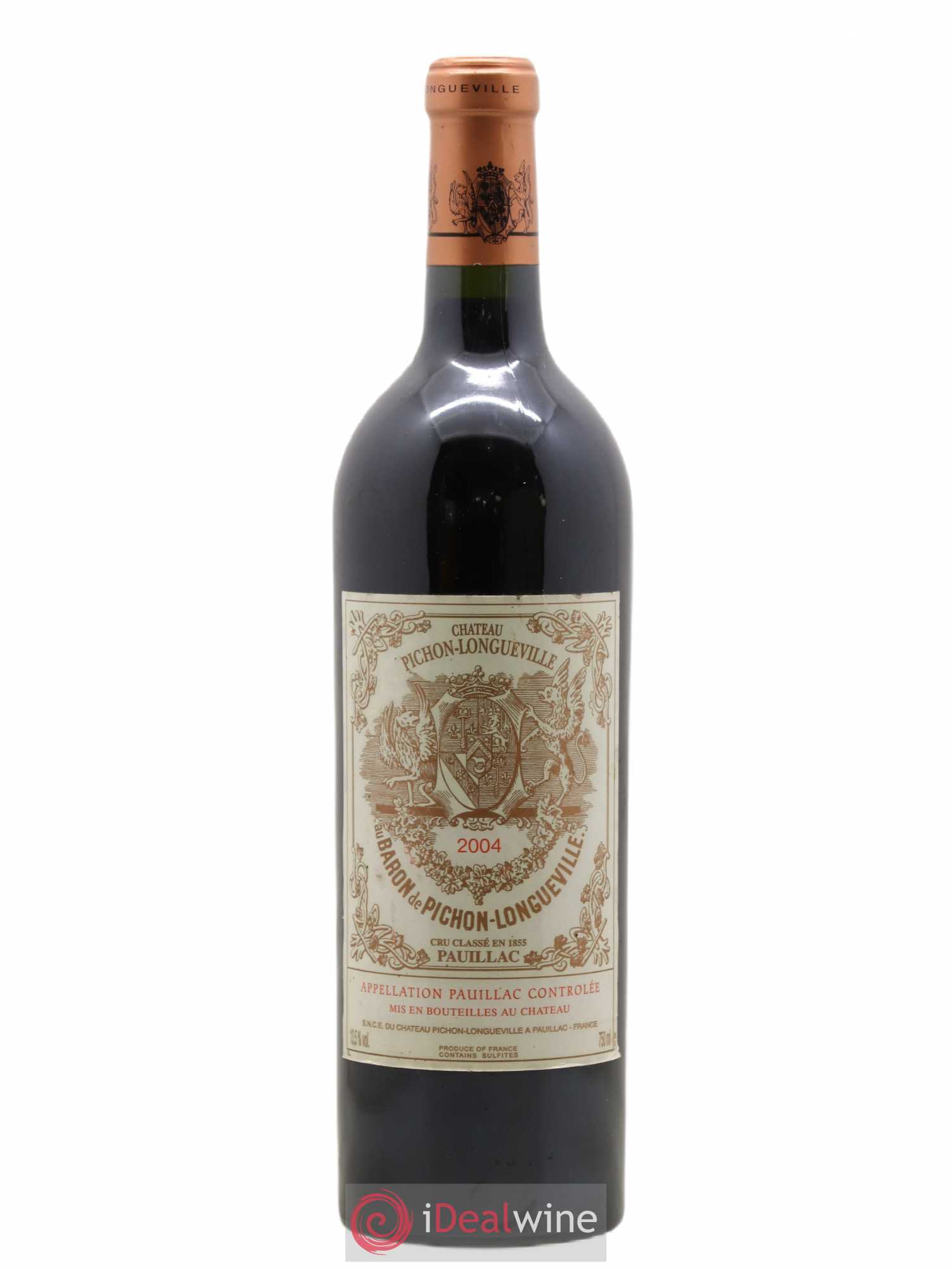 Pichon Longueville Baron 2ème Grand Cru Classé 2004 - Lot de 1 bouteille - 0