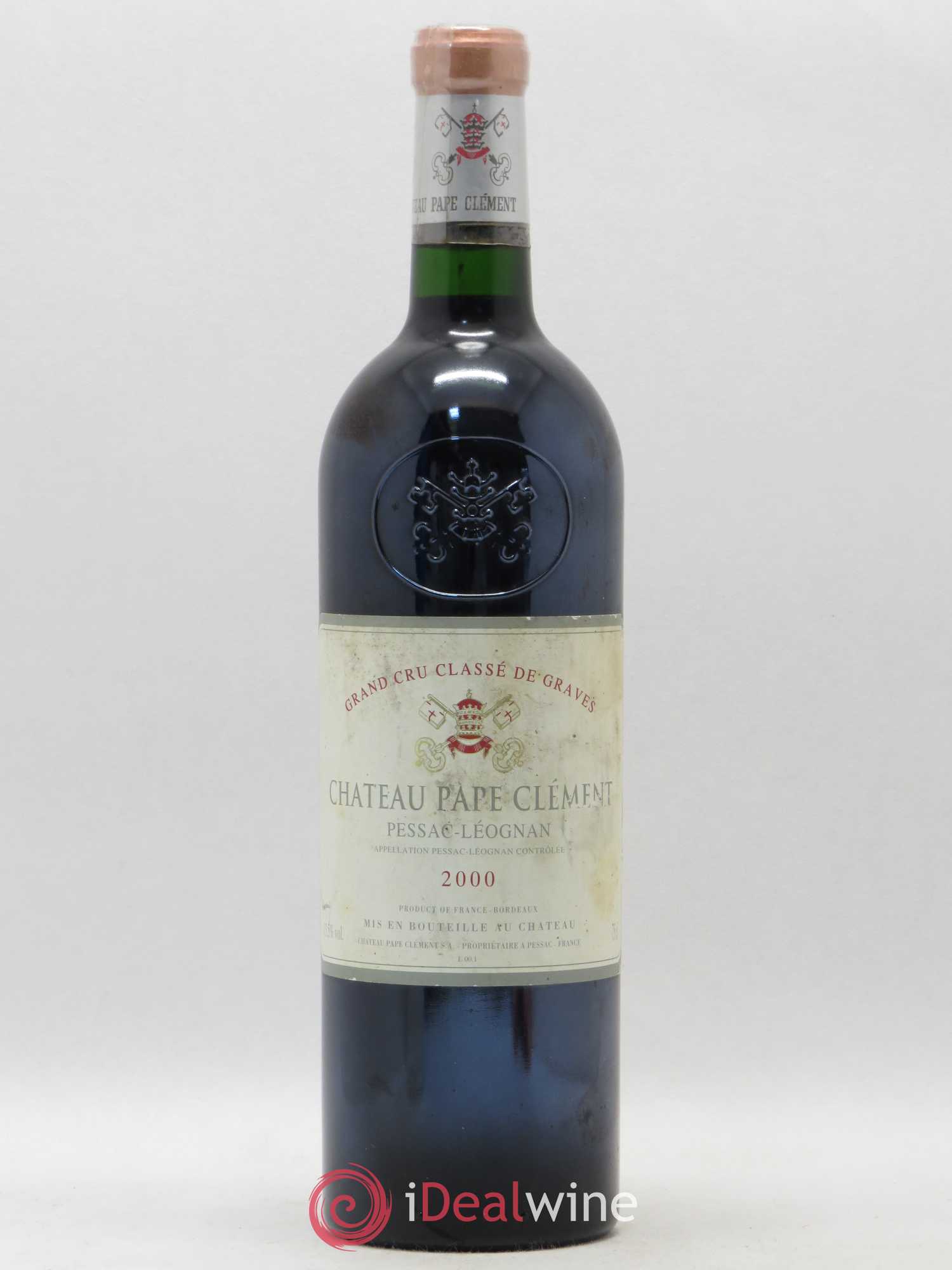 Château Pape Clément Cru Classé de Graves 2000 - Lot de 1 bouteille - 0