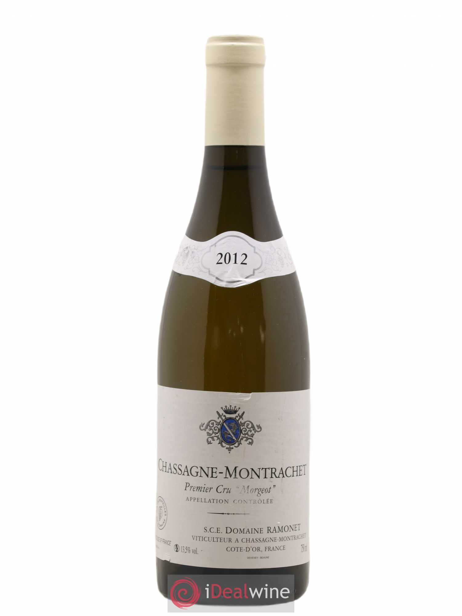 Chassagne-Montrachet 1er Cru Morgeot Ramonet (Domaine) 2012 - Lot de 1 bouteille - 0