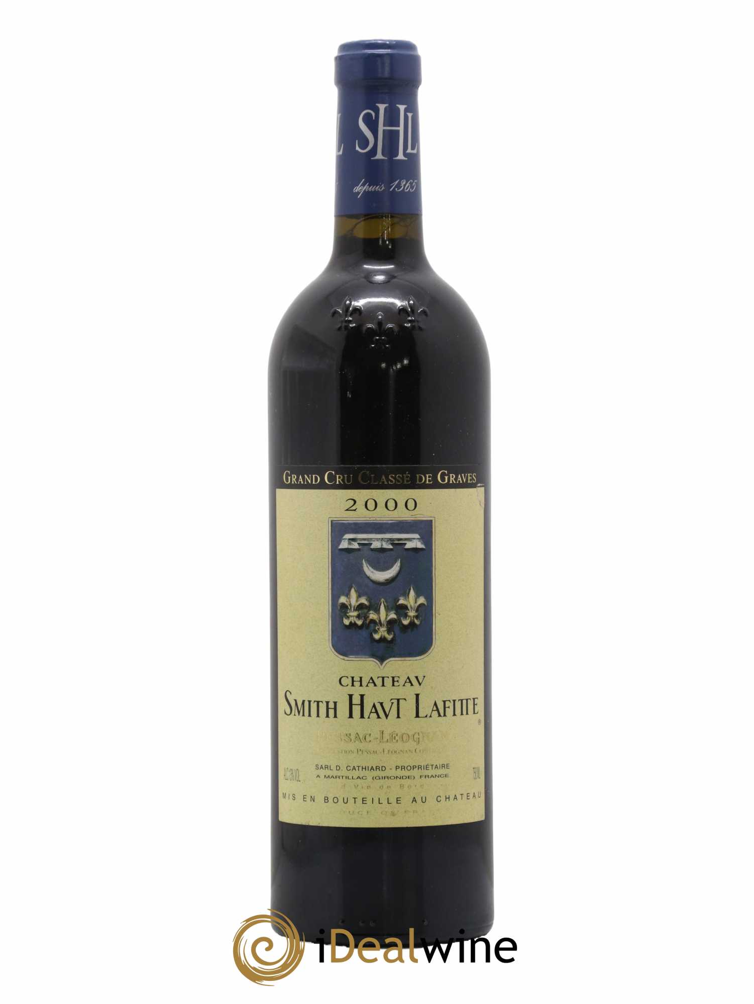 Château Smith Haut Lafitte Cru Classé de Graves 2000 - Lot de 1 bouteille - 0