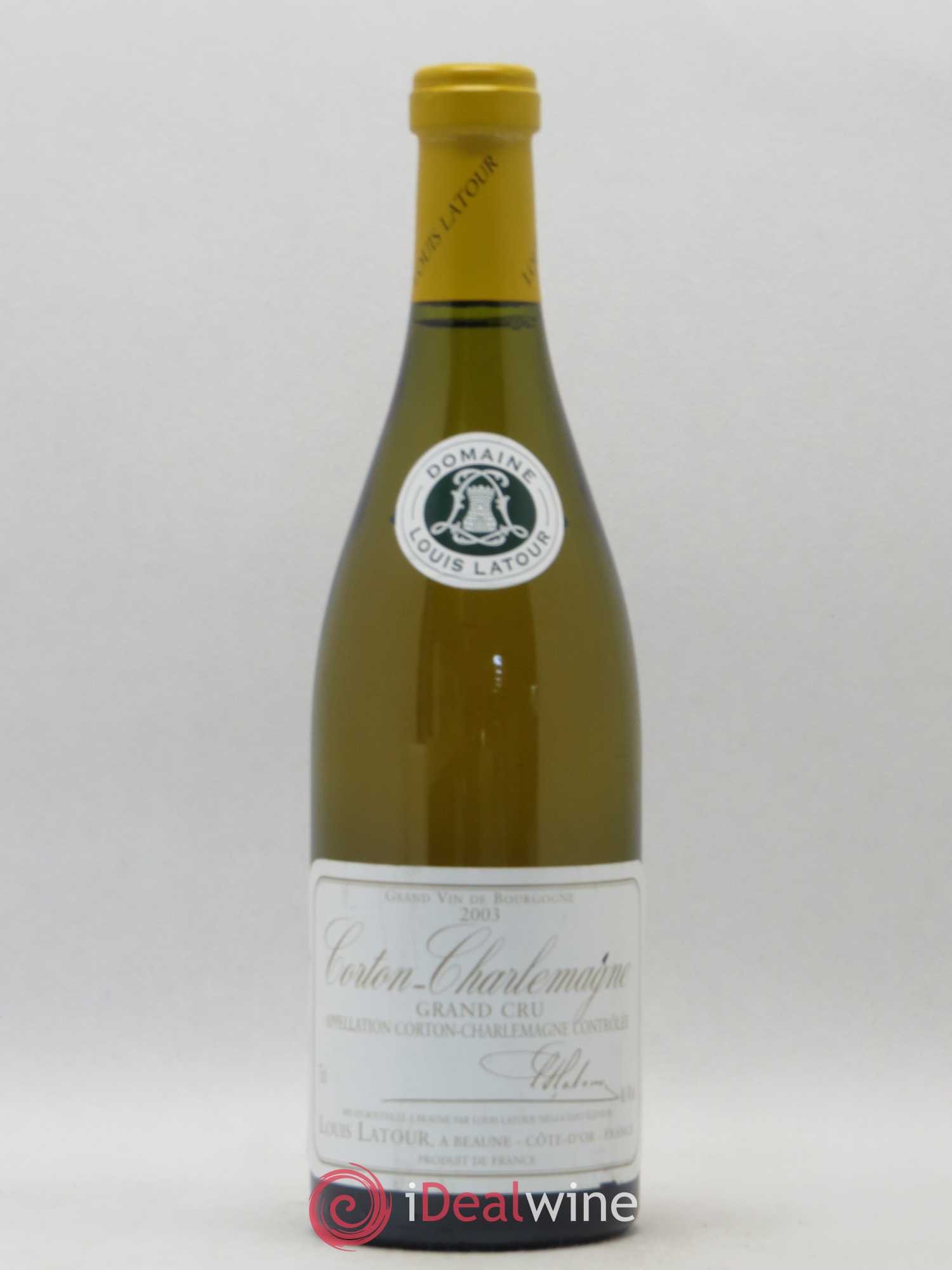 Corton-Charlemagne Grand Cru Louis Latour 2003 - Lot de 1 bouteille - 0