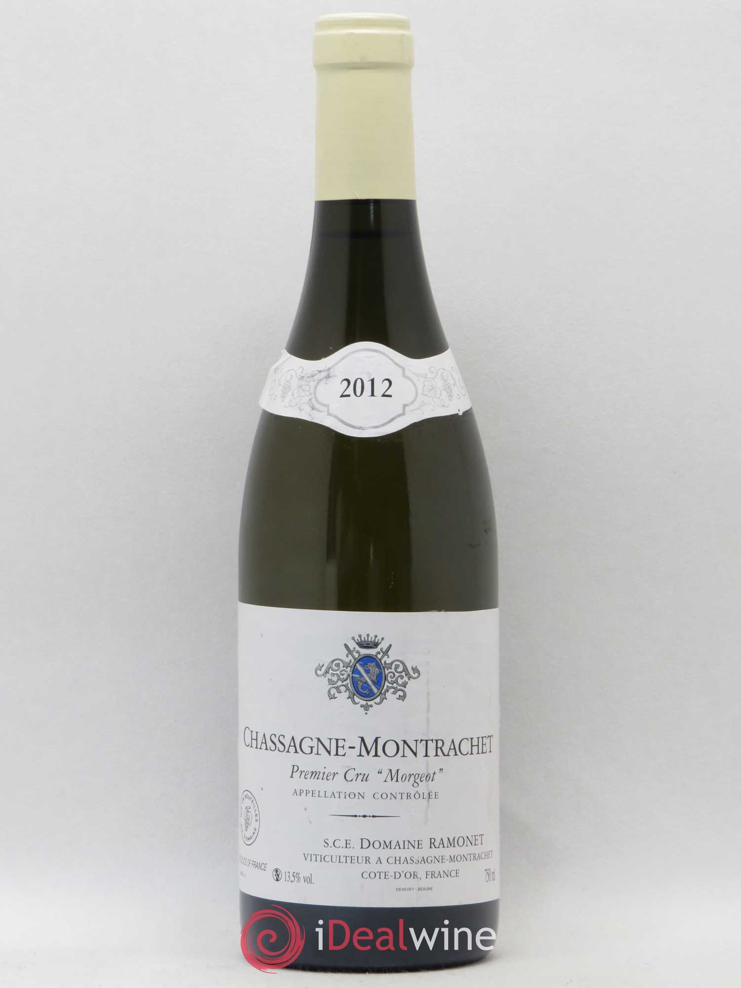 Chassagne-Montrachet 1er Cru Morgeot Ramonet (Domaine) 2012 - Lot de 1 bouteille - 0