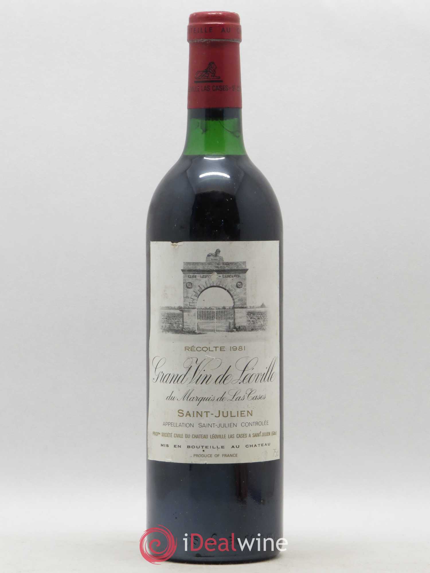 Château Léoville Las Cases 2ème Grand Cru Classé 1981 - Lot de 1 bouteille - 0