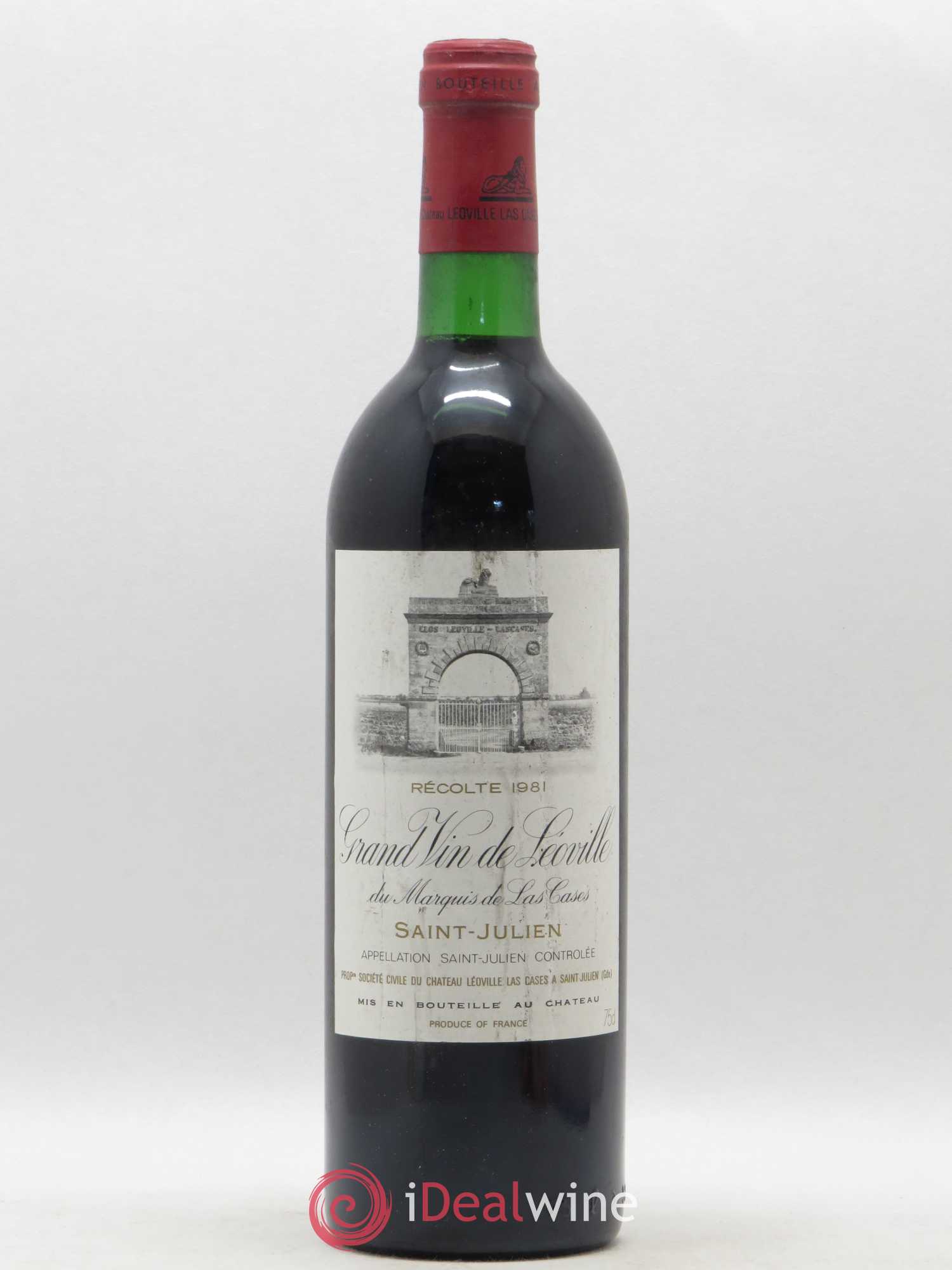 Château Léoville Las Cases 2ème Grand Cru Classé 1981 - Lot de 1 bouteille - 0