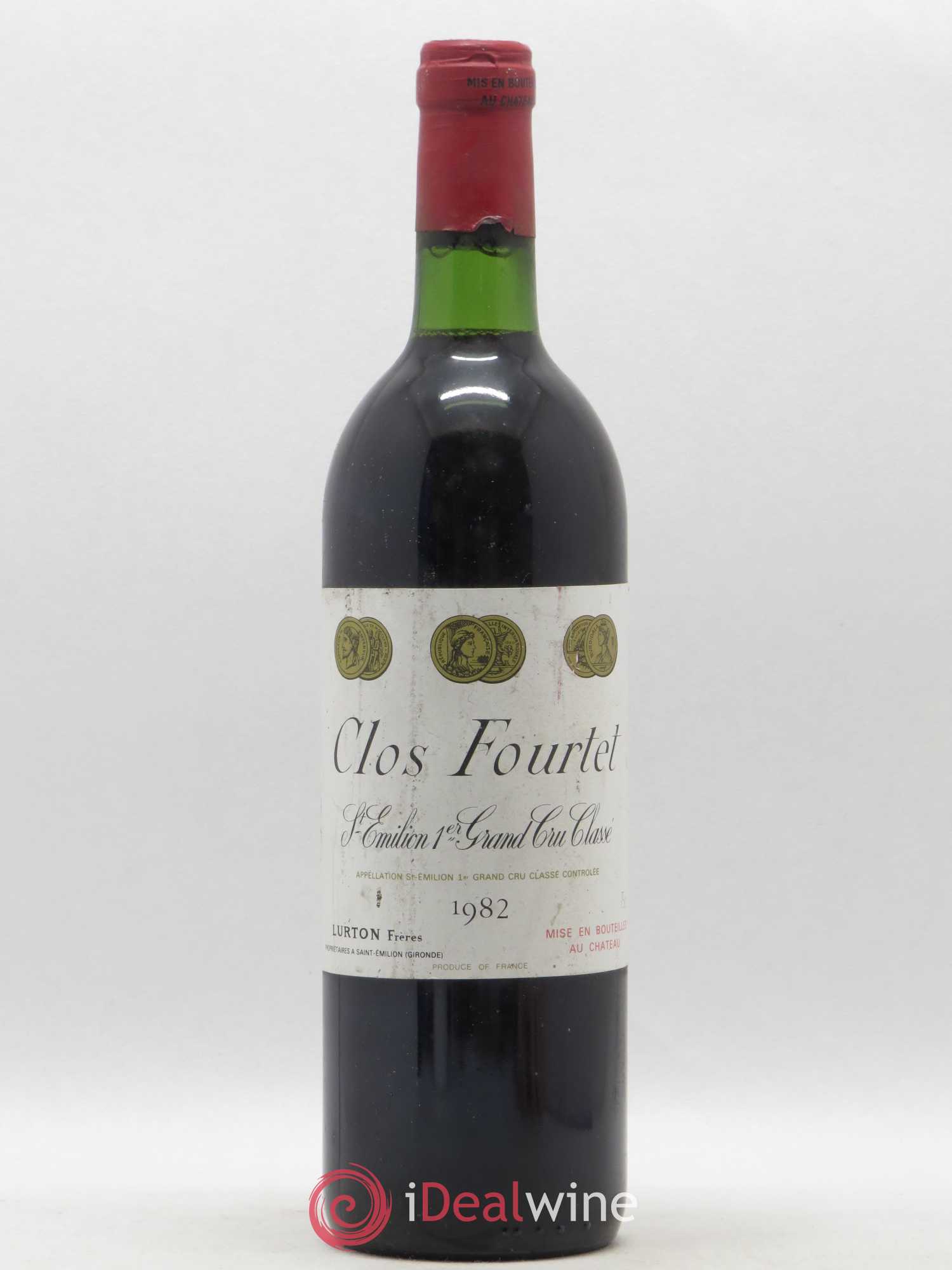 Clos Fourtet 1er Grand Cru Classé B 1982 - Lot de 1 bouteille - 0