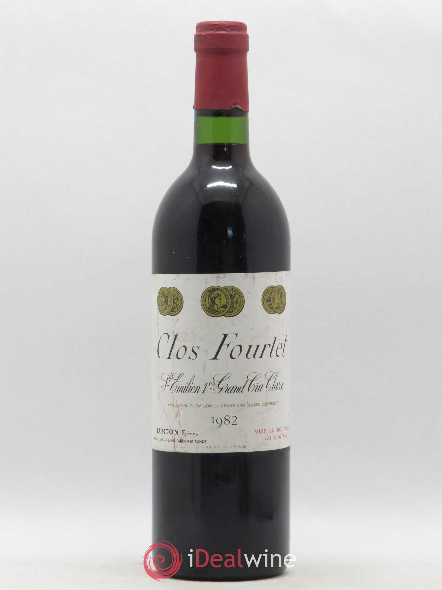 Clos Fourtet 1er Grand Cru Classé B 1982 - Lot de 1 bouteille - 0