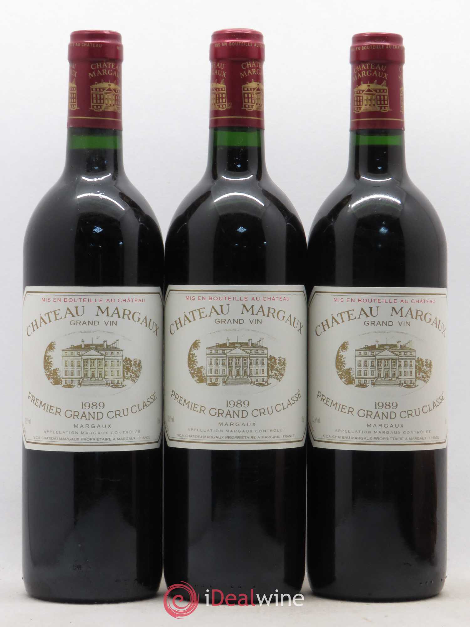Château Margaux 1er Grand Cru Classé 1989 - Lot de 12 bouteilles - 1