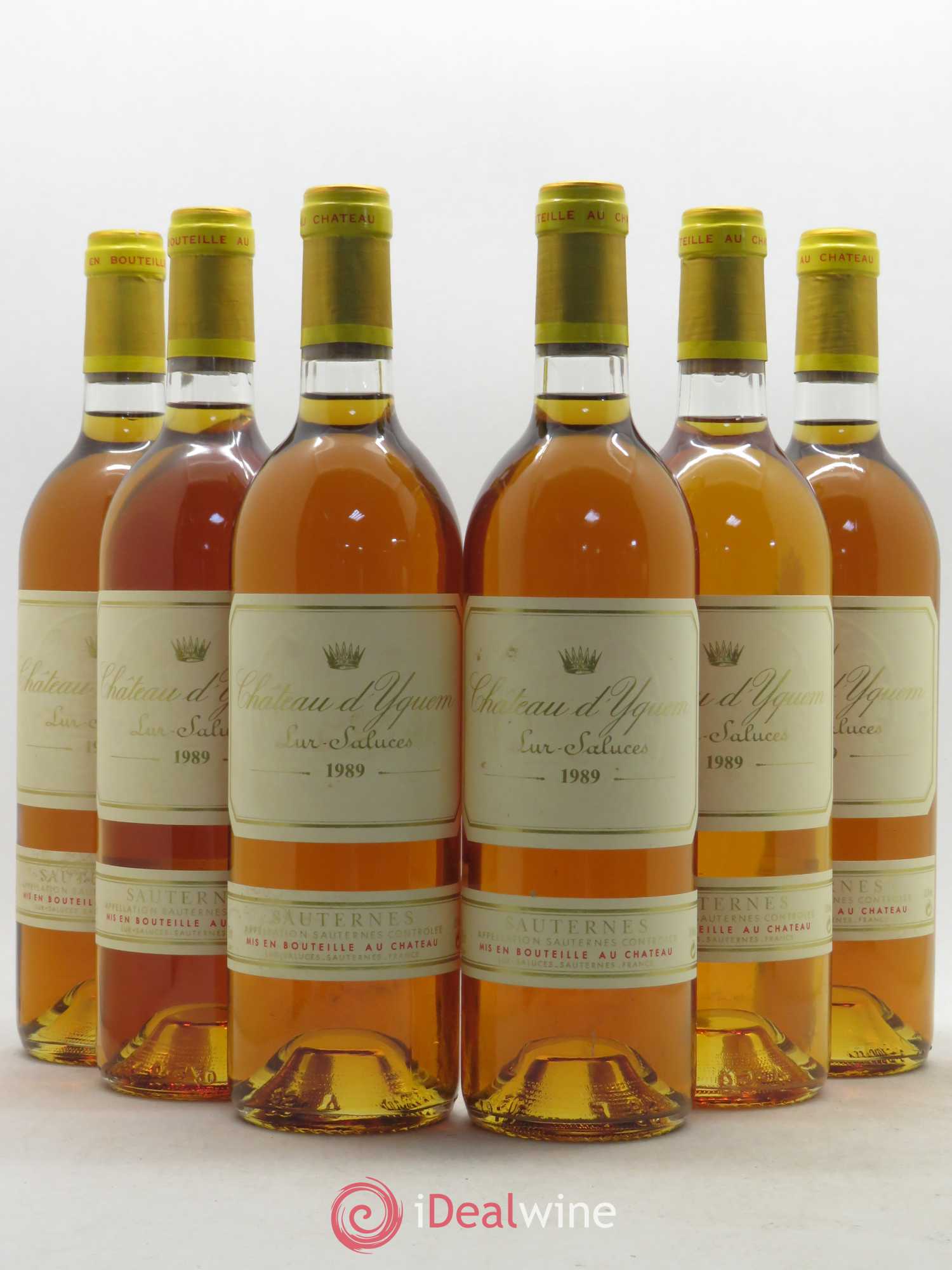 Château d' Yquem 1er Cru Classé Supérieur 1989 - Lotto di 6 bottiglie - 0