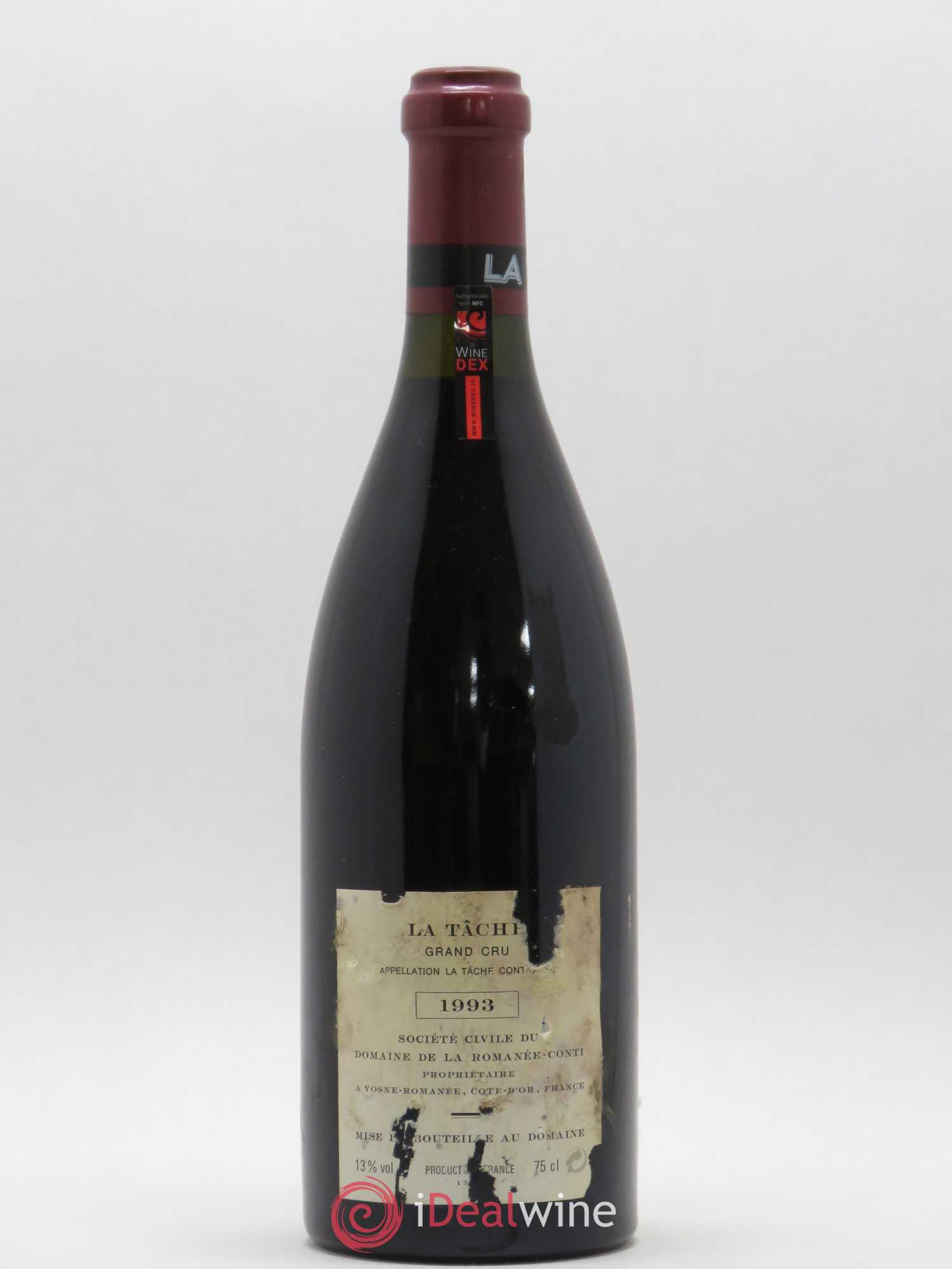 La Tâche Grand Cru Domaine de la Romanée-Conti 1993 - Lot de 1 bouteille - 1