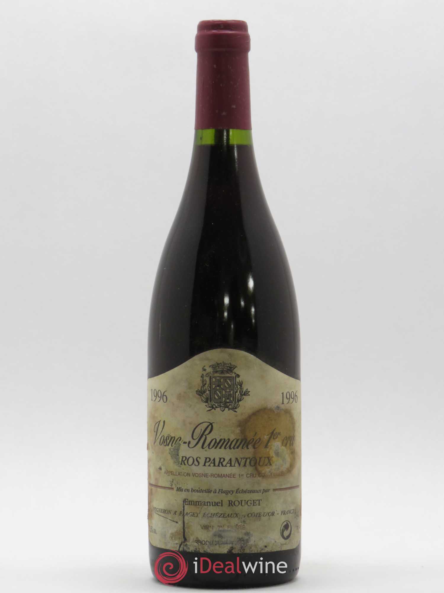 Vosne-Romanée 1er Cru Cros Parantoux Emmanuel Rouget 1996 - Lot de 1 bouteille - 0