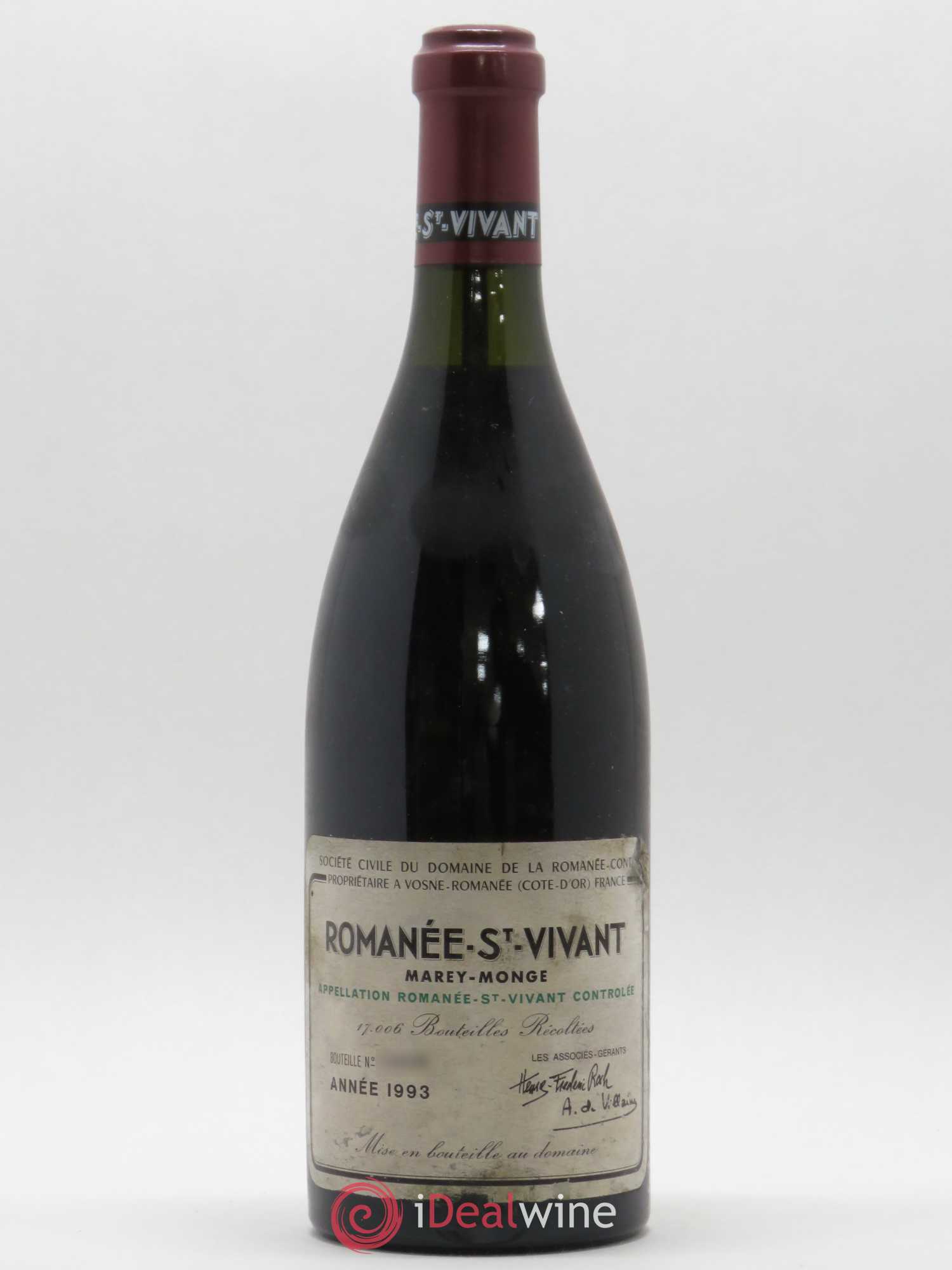 DRC ROMANÉE ST-VIVANT 1993 【公式通販】