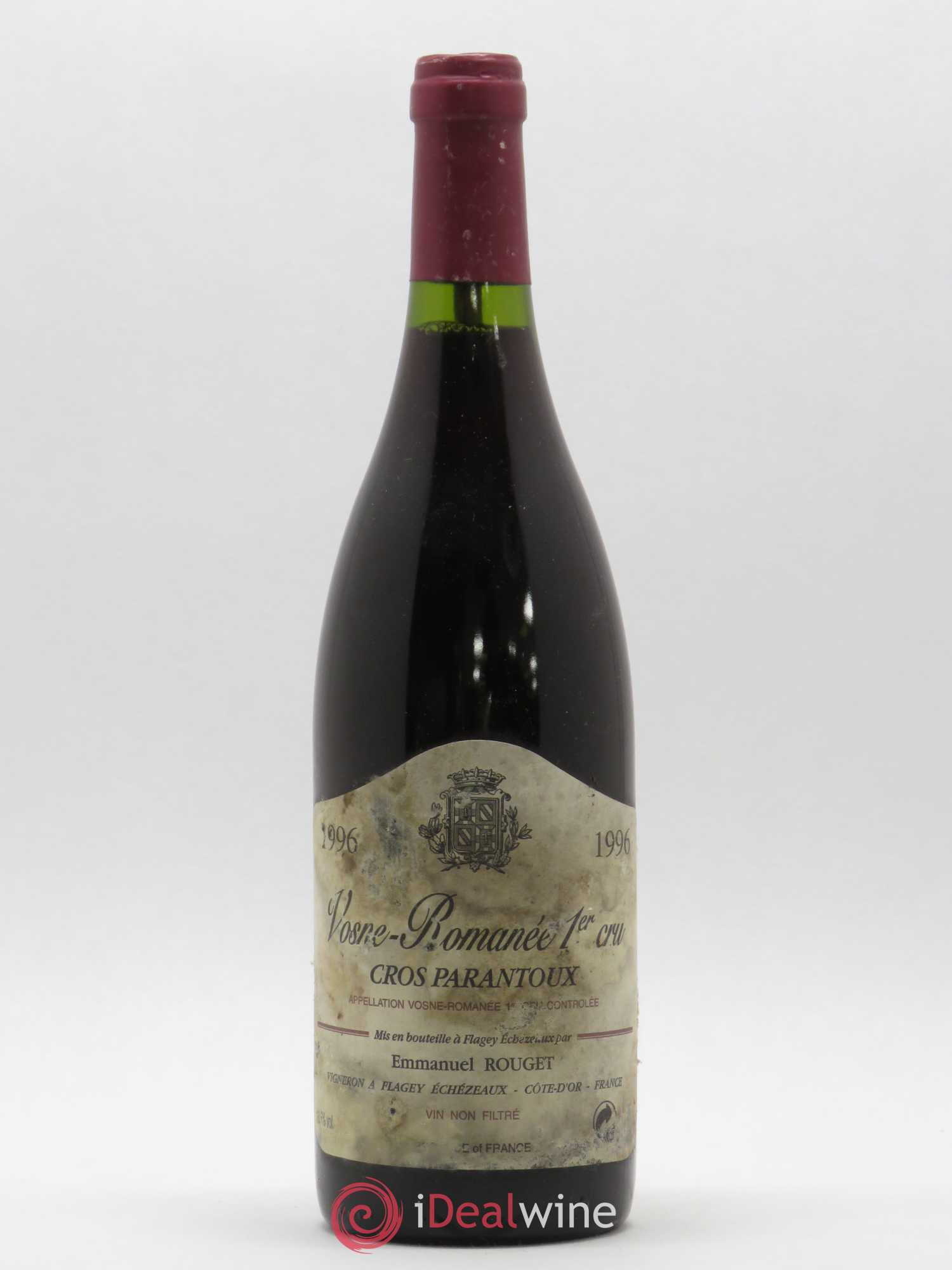 Vosne-Romanée 1er Cru Cros Parantoux Emmanuel Rouget 1996 - Lot de 1 bouteille - 0