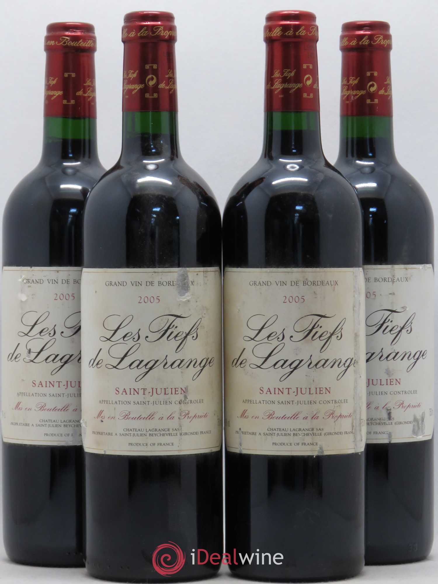 Les Fiefs de Lagrange Second Vin 2005 - Lot de 4 bouteilles - 0