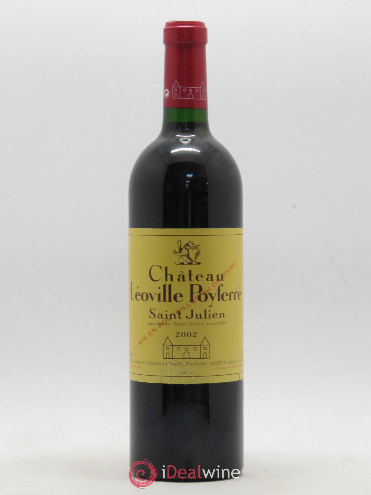 Château Léoville Poyferré 2ème Grand Cru Classé 2002 - Lot de 1 bouteille - 0