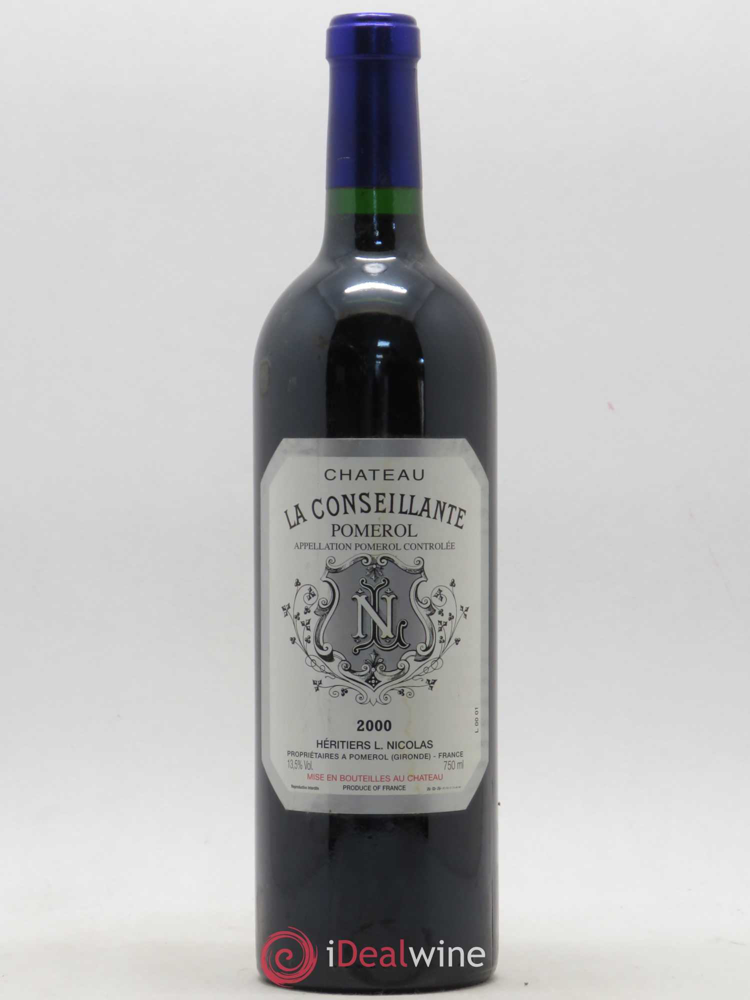 Château la Conseillante 2000 - Lot de 1 bouteille - 0