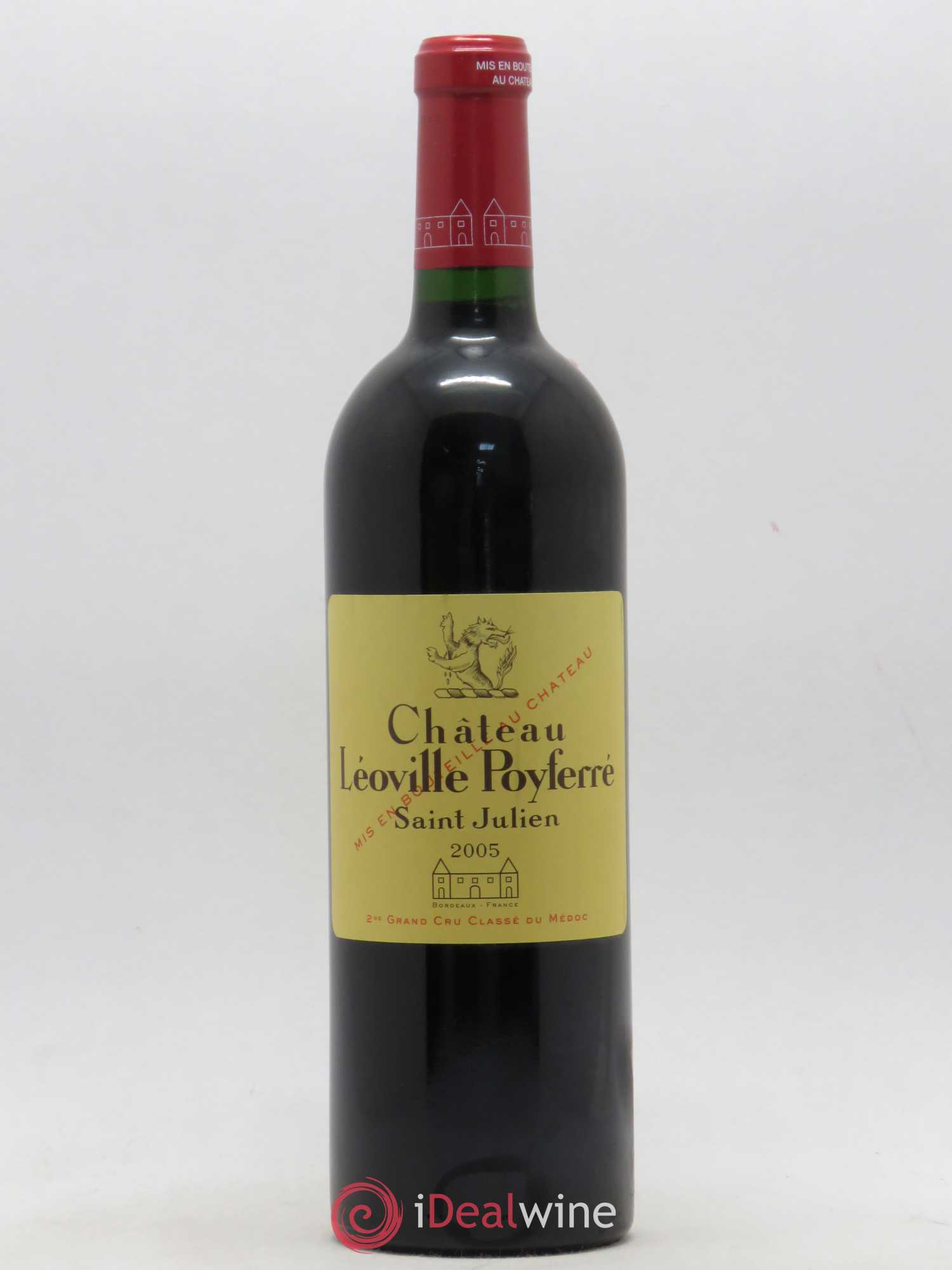 Château Léoville Poyferré 2ème Grand Cru Classé 2005 - Lot de 1 bouteille - 0