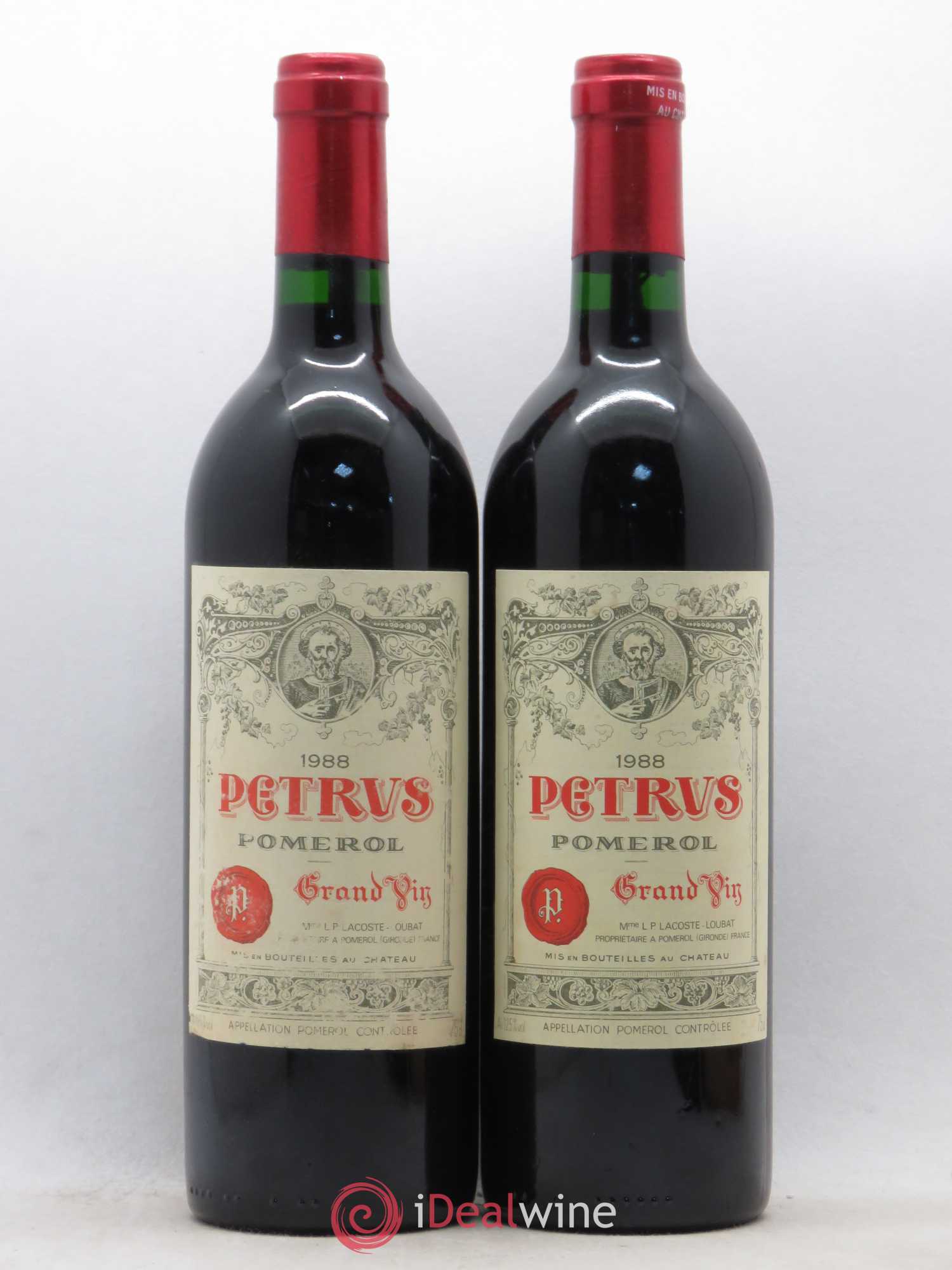 Petrus 1988 - Lot de 2 bouteilles - 0