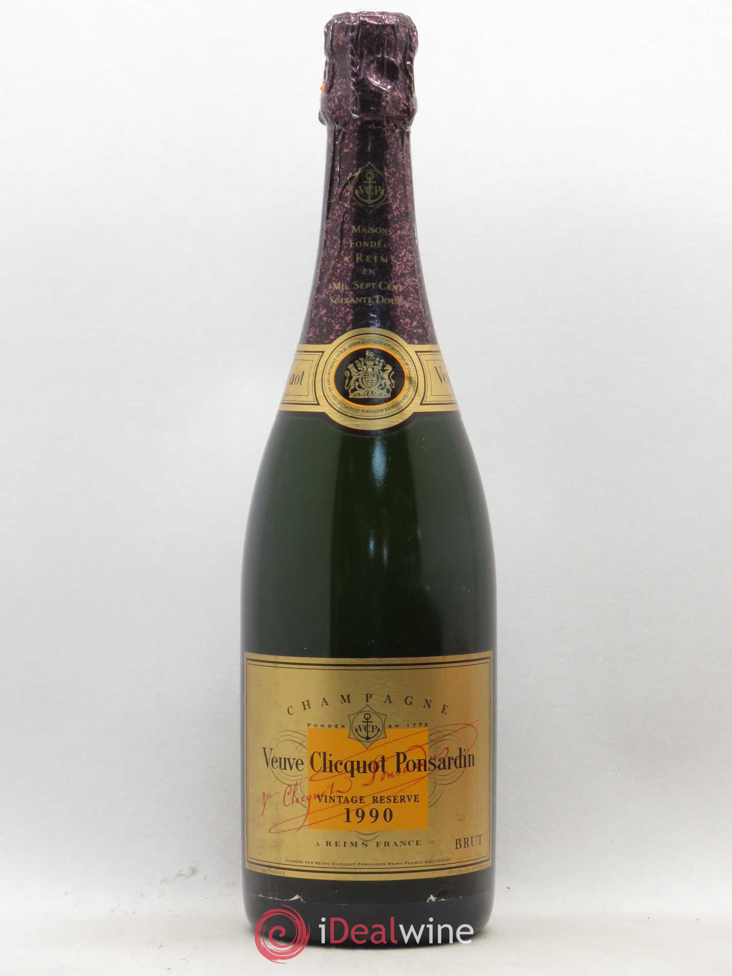 Vintage Veuve Clicquot 1990 - Lot de 1 bouteille - 0