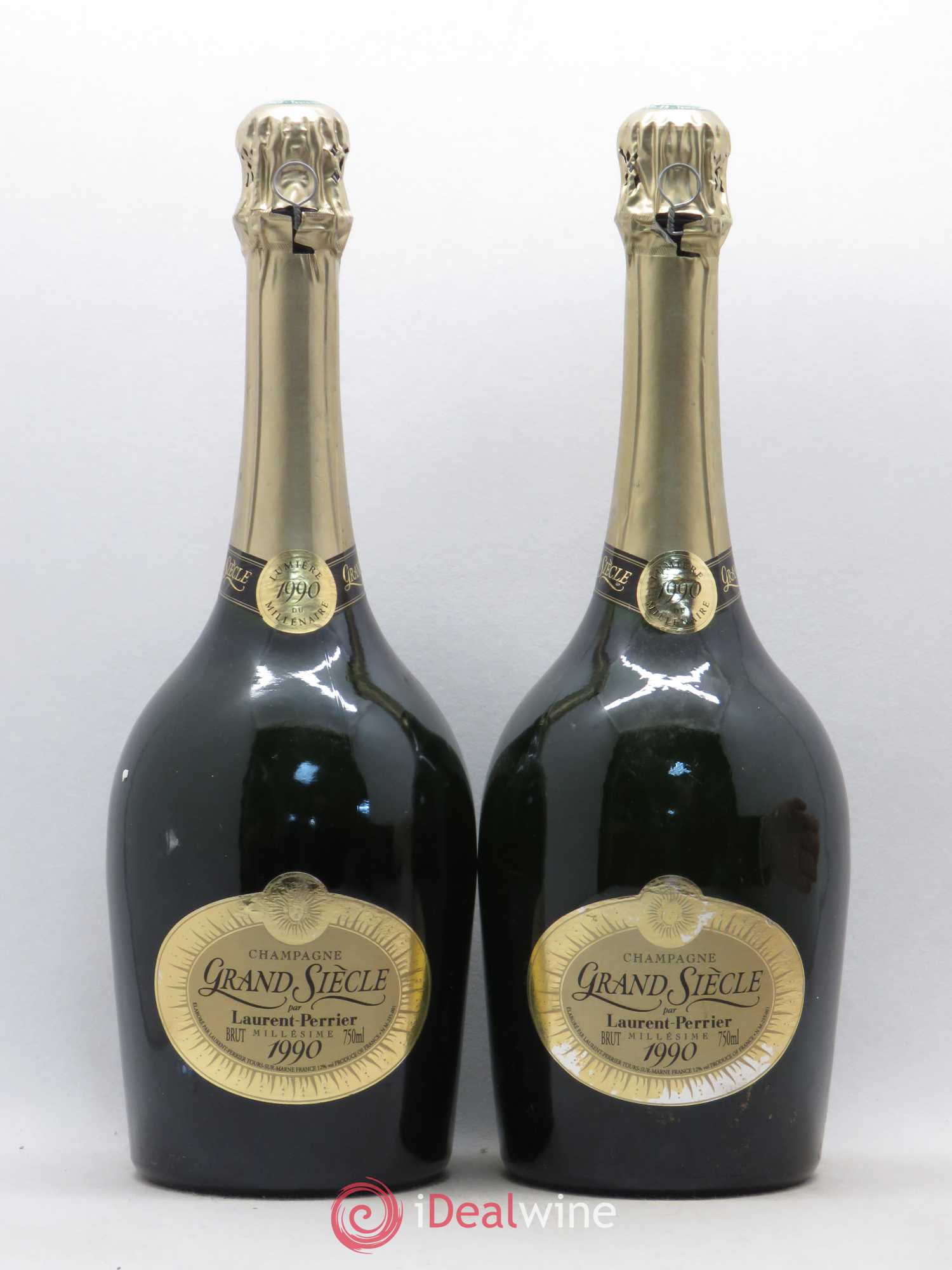 Grand Siècle Laurent Perrier 1990 - Lot de 2 bouteilles - 0
